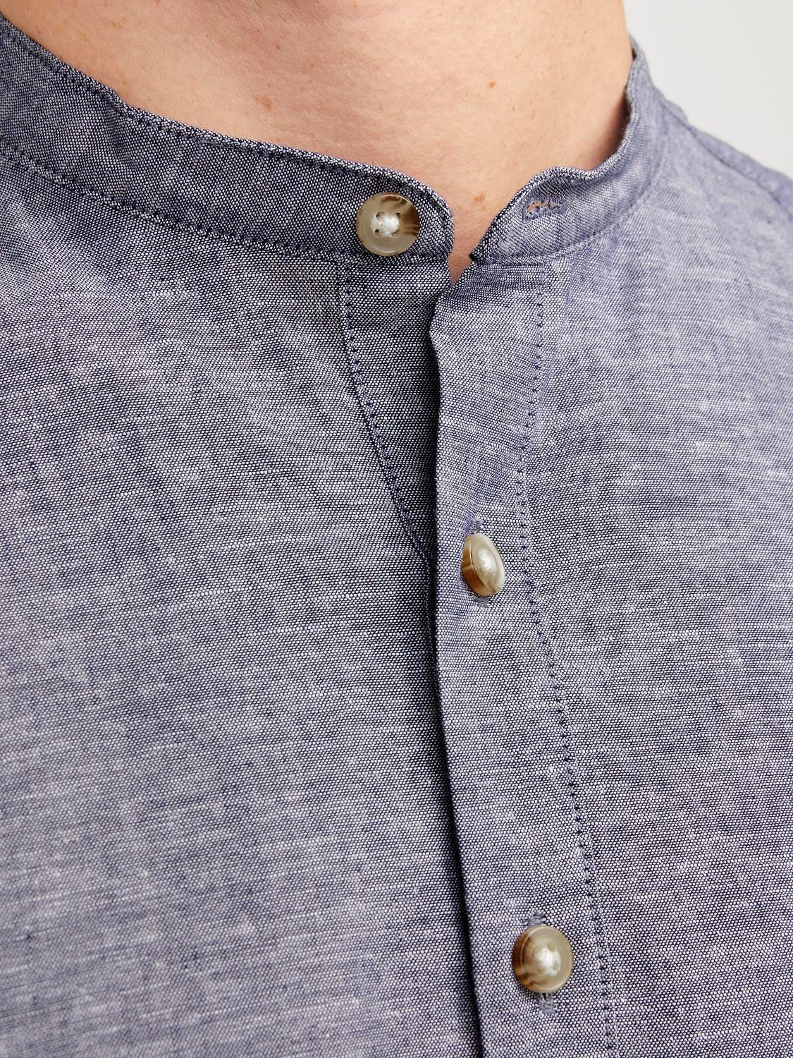 Jack & Jones Langarmhemd »JJESUMMER TUNIC LINEN BLEND SHIRT LS SN«