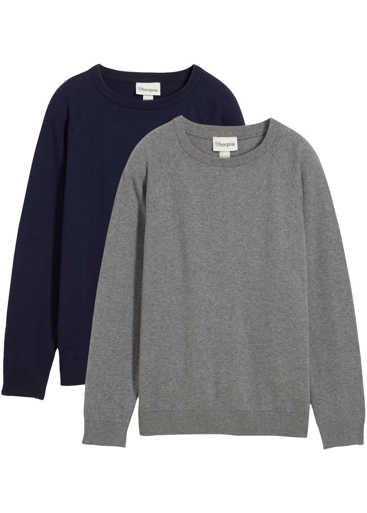 Image of bonprix Strickpullover Packung, für Kinder, pflegeleichte Qualität, normale Passform