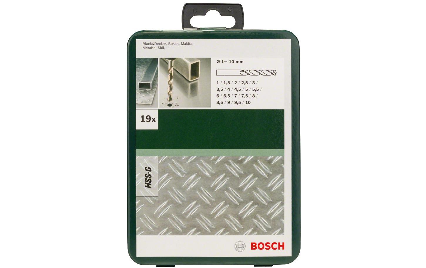 BOSCH Metallbohrer »HSSG«, (19 tlg.)