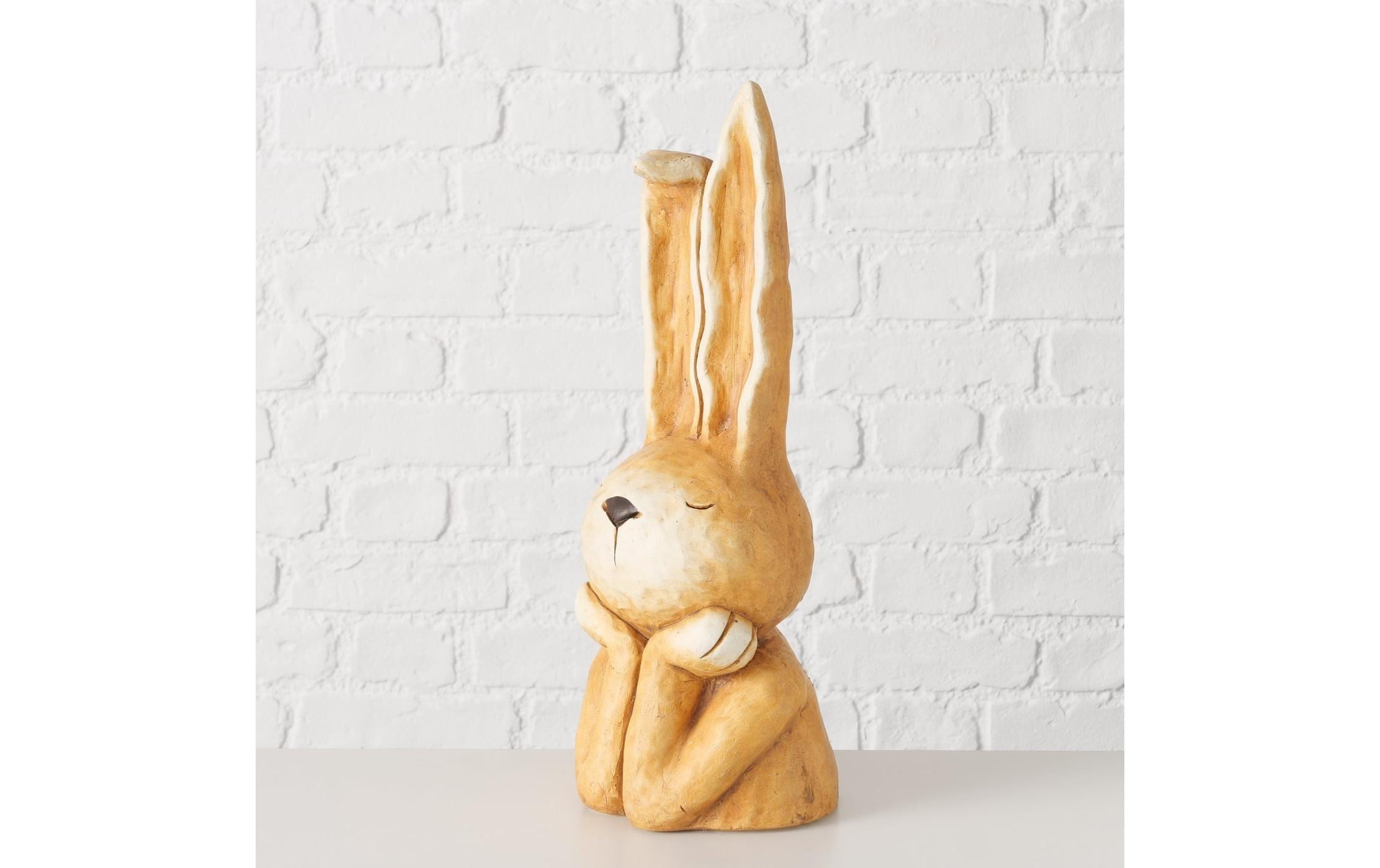 BOLTZE Dekofigur »Hase Udo, Beige«