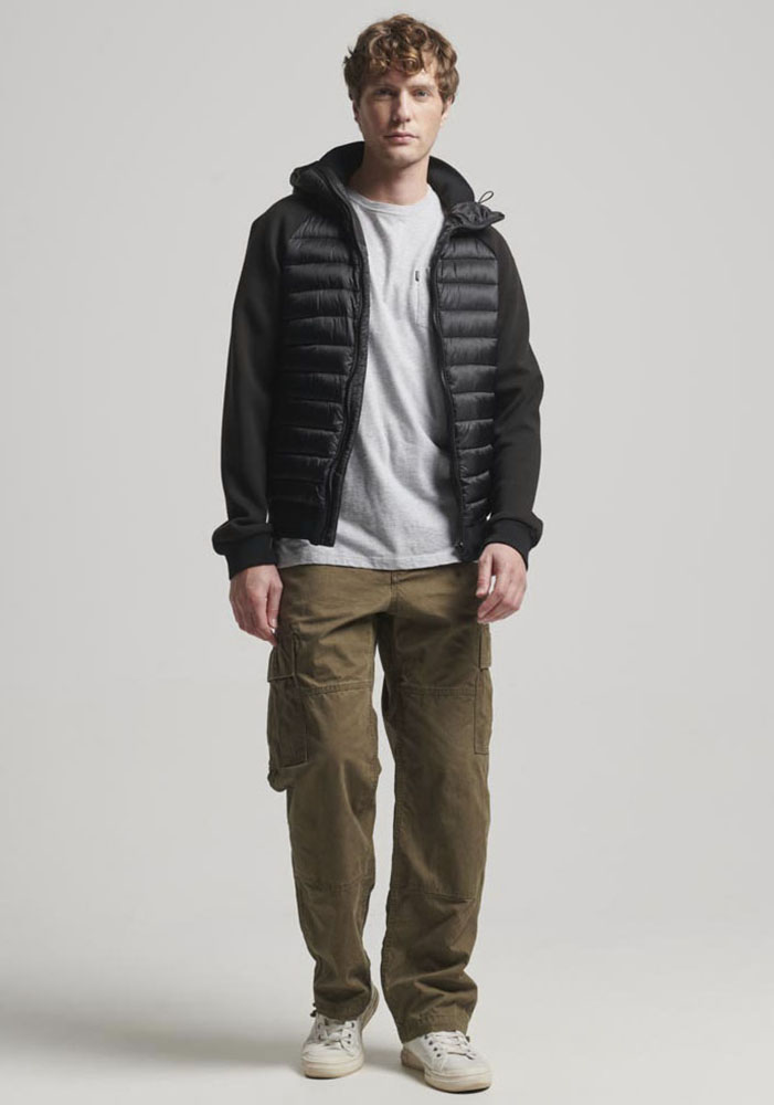 Kapuzensweatjacke »HOODED STORM HYBRID PADDED JKT«