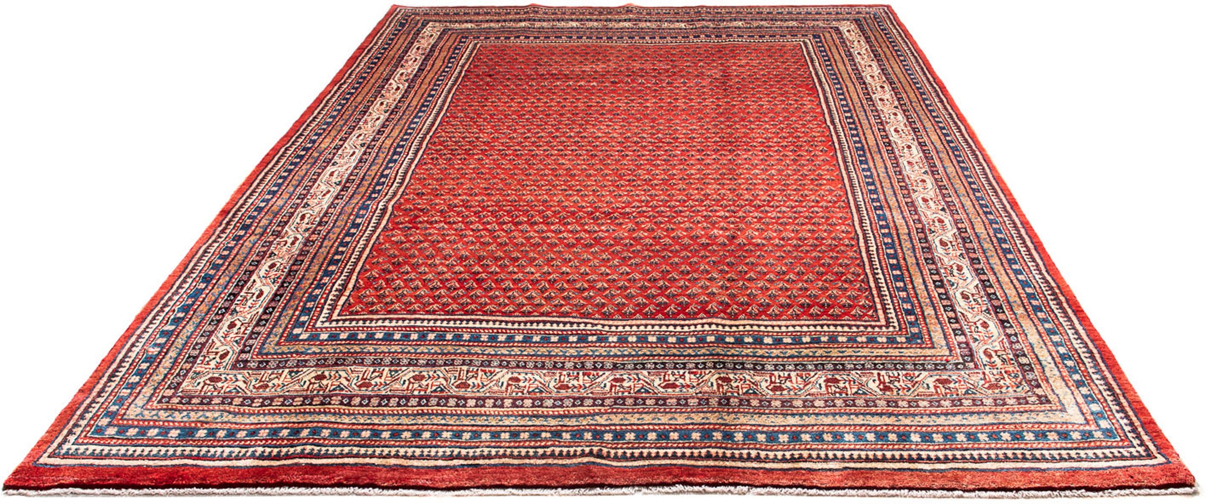 Image of morgenland Orientteppich »Perser - Mir - 316 x 220 cm - rot«, rechteckig, 10 mm Höhe, Wohnzimmer, Handgeknüpft, Einzelstück mit Zertifikat bei Ackermann Versand Schweiz