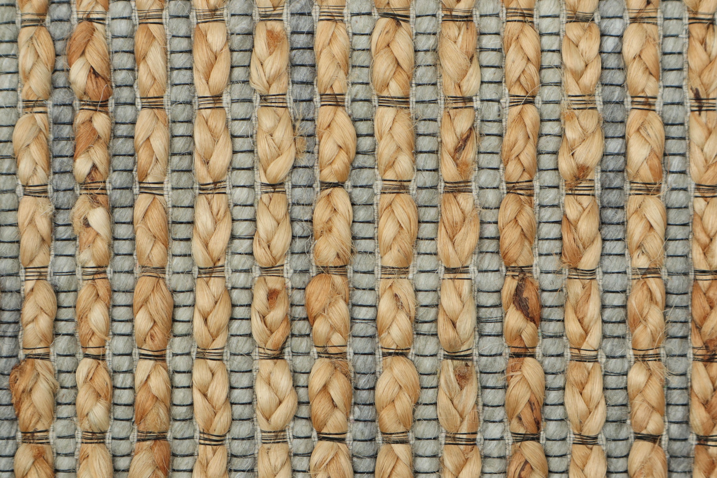 GOODproduct Teppich »Jerron, Jute-Mix, Flechtoptik« rechteckig 15 mm Höhe Scandi-Stil, Strukturgewebe, Wohnzimmer, Schlafzimmer, Esszimmer