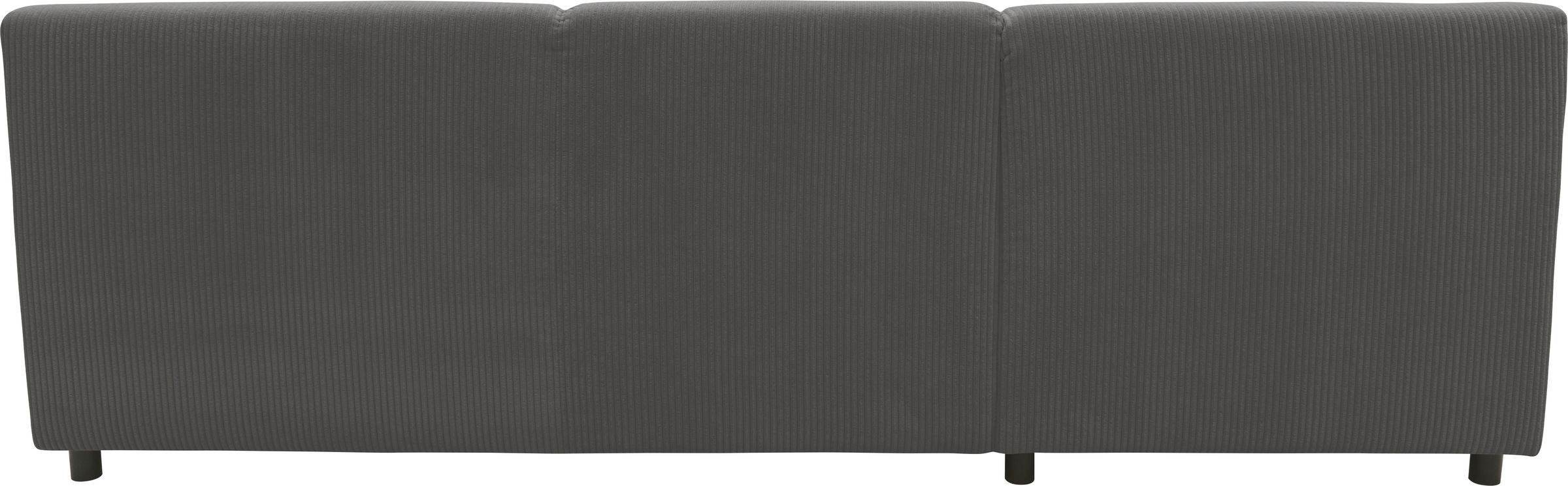 DOMO collection Ecksofa »Turah 2, L-Form, Cord oder Luxus-Microfaser, komfortabler Federkern«, B/T/H: 241/146/79 cm, incl. Zierkissen, wahlweise mit Bettfunktion
