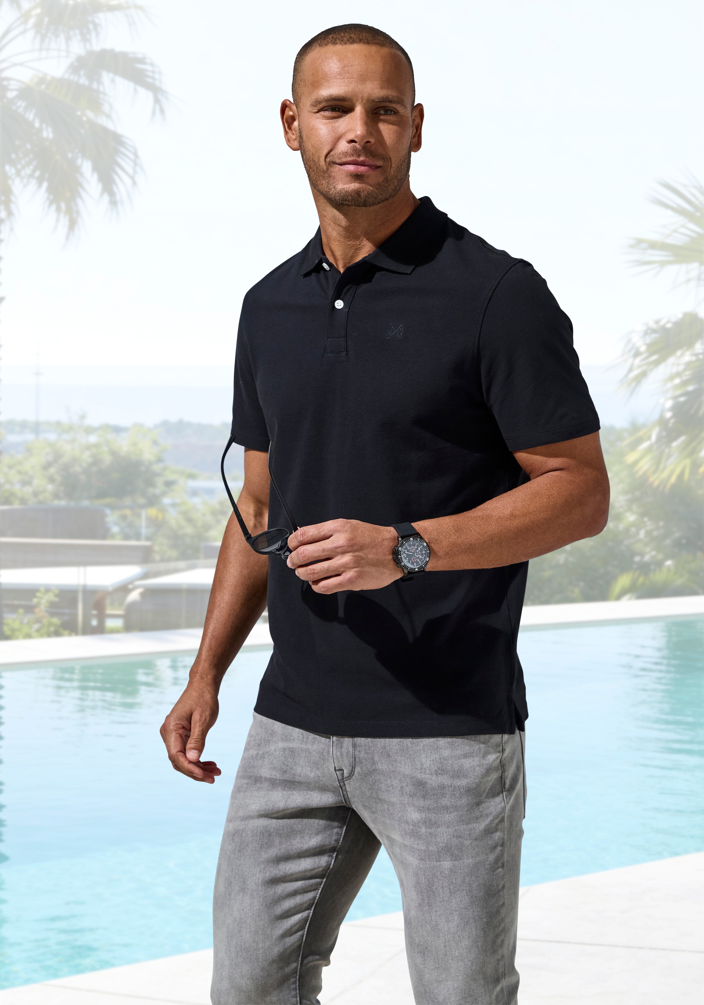 John Devin Polo avec broderie de logo discrète et de haute qualité
