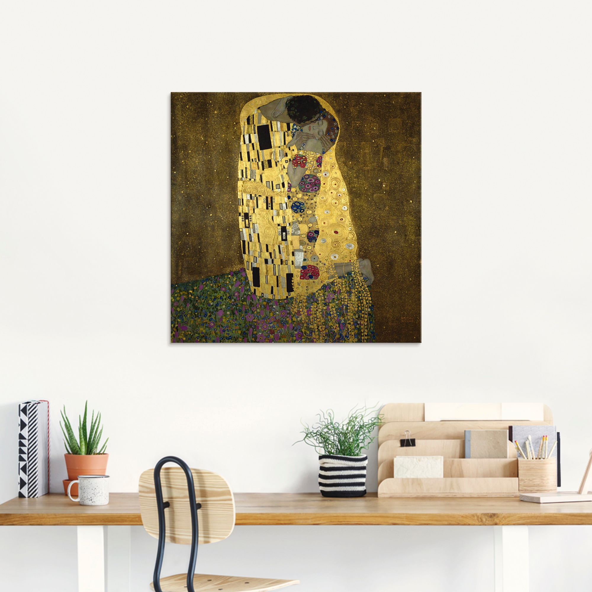 Artland Glasbild »Der Kuss« Paar 1 Stk. tlg. in verschiedenen Grössen