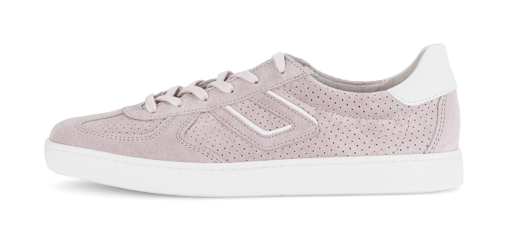 Gabor Sneaker »DAVOS«  , Freizeitschuh, Halbschuh, Schnürschuh mit Lochmuster, Weite H