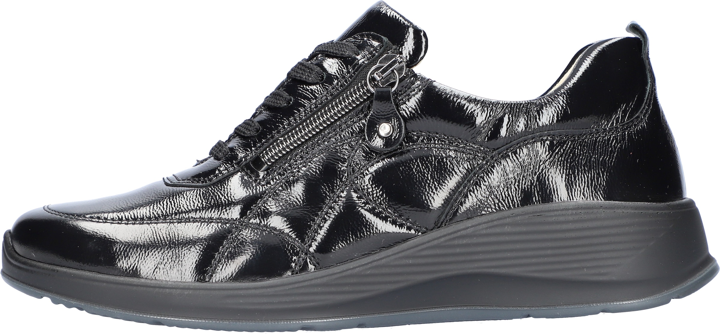 Waldläufer Sneaker »KALEA«, Komfortschuh, Halbschuh, Schnürschuh mit Reissverschluss, K-Weite