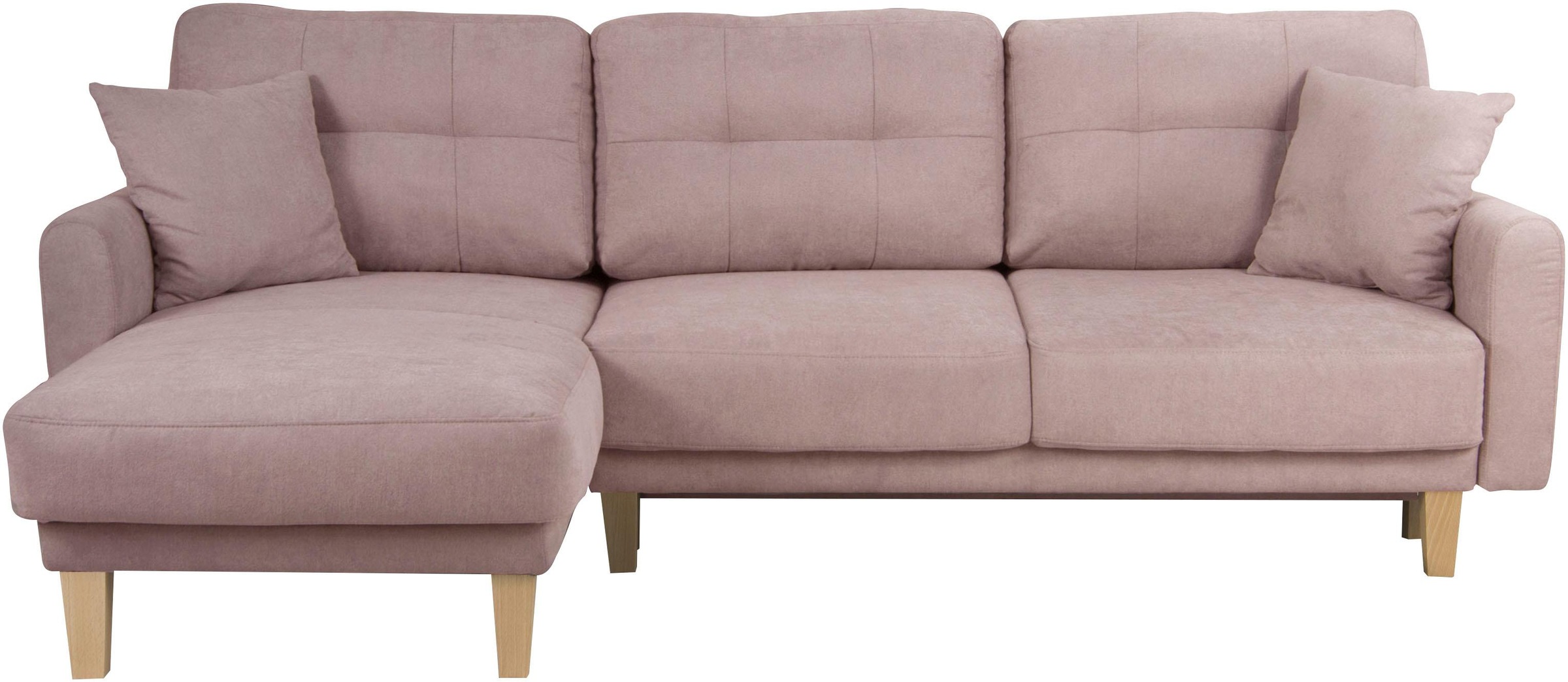 Home affaire Ecksofa »TRIPLO optionale Schlafsofa mit Bettkasten, Masse B/T/H: 234/164/89 cm«, L-Form wahlweise mit Bettfunktion - Liegefläche 132x210 cm