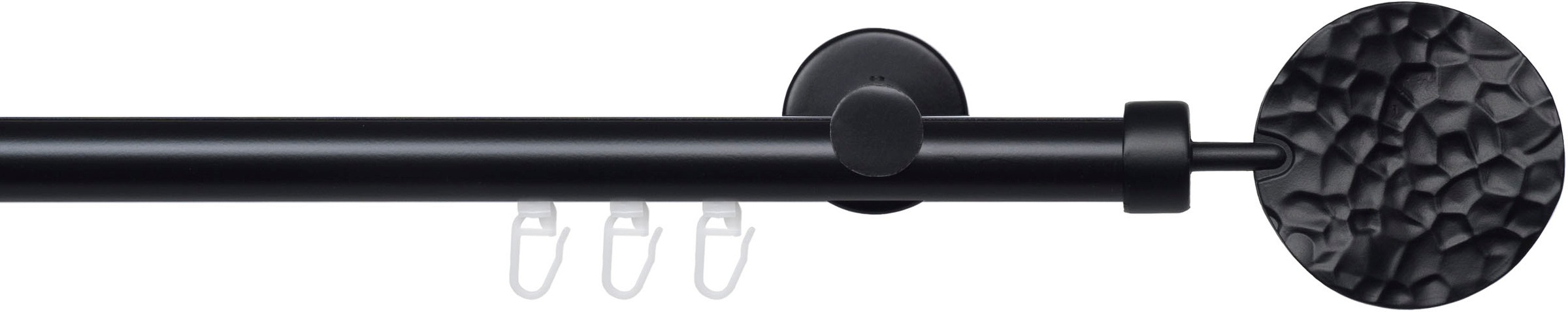 Image of Liedeco Gardinenstange "Innenlaufgarnitur 20 mm Blues Jimi" Ø 2 mm 1 läufig-läufig Fixmass Gardinenstange Komplett