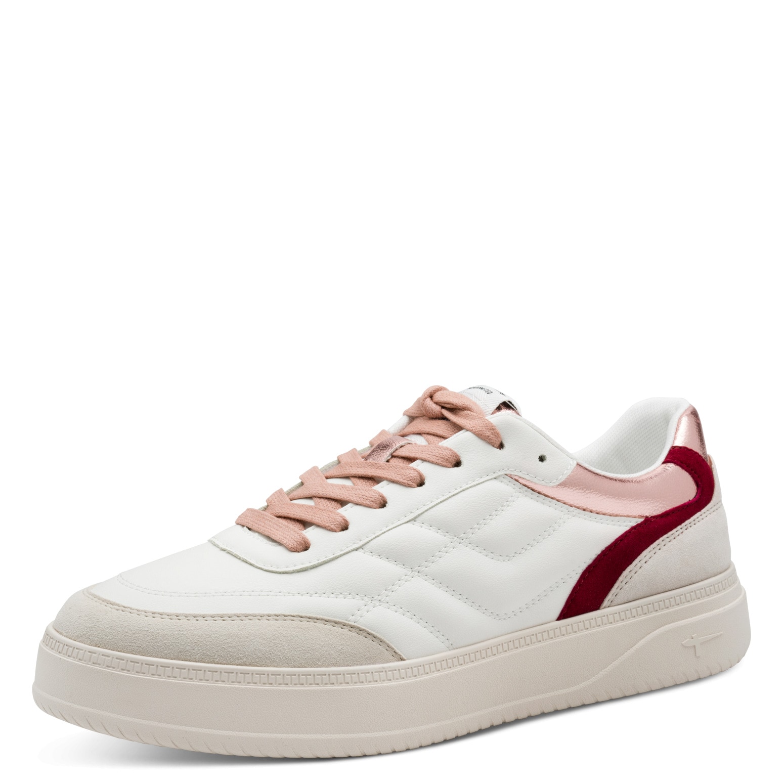 Image of Tamaris Plateausneaker, Freizeitschuh, Halbschuh, Schnürschuh mit trendiger Ziersteppung