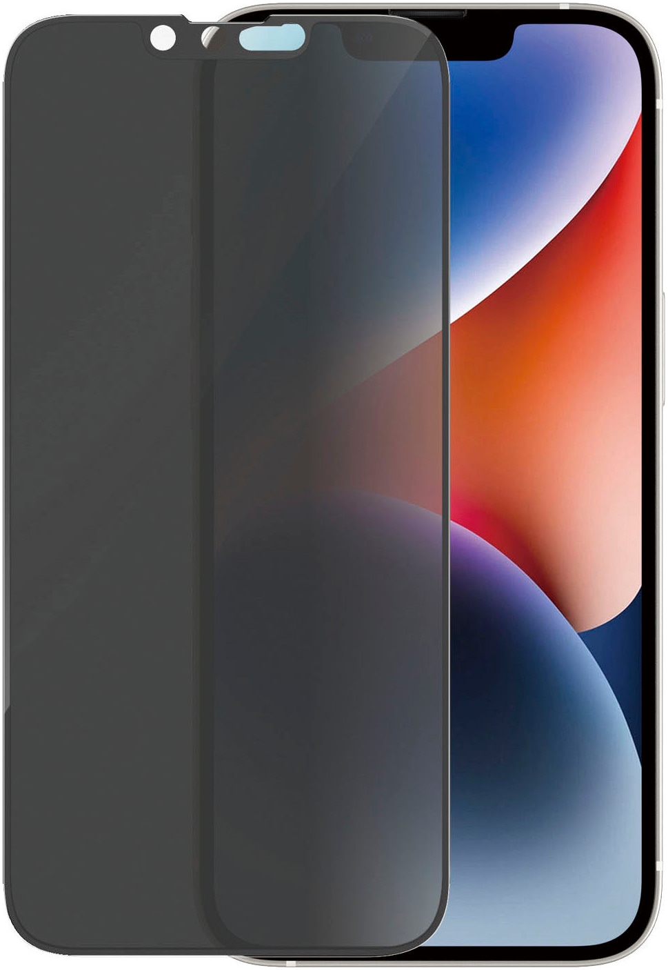 PanzerGlass Displayschutzglas »Privacy Apple iPhone 14/13/13 Pro - Ultra-Wide Fit inkl. EasyAligner«, für Apple iPhone 13-Apple iPhone 13 Pro-Apple iPhone 14, (Set, Displayschutz mit Installationshilfe EasyAligner)
