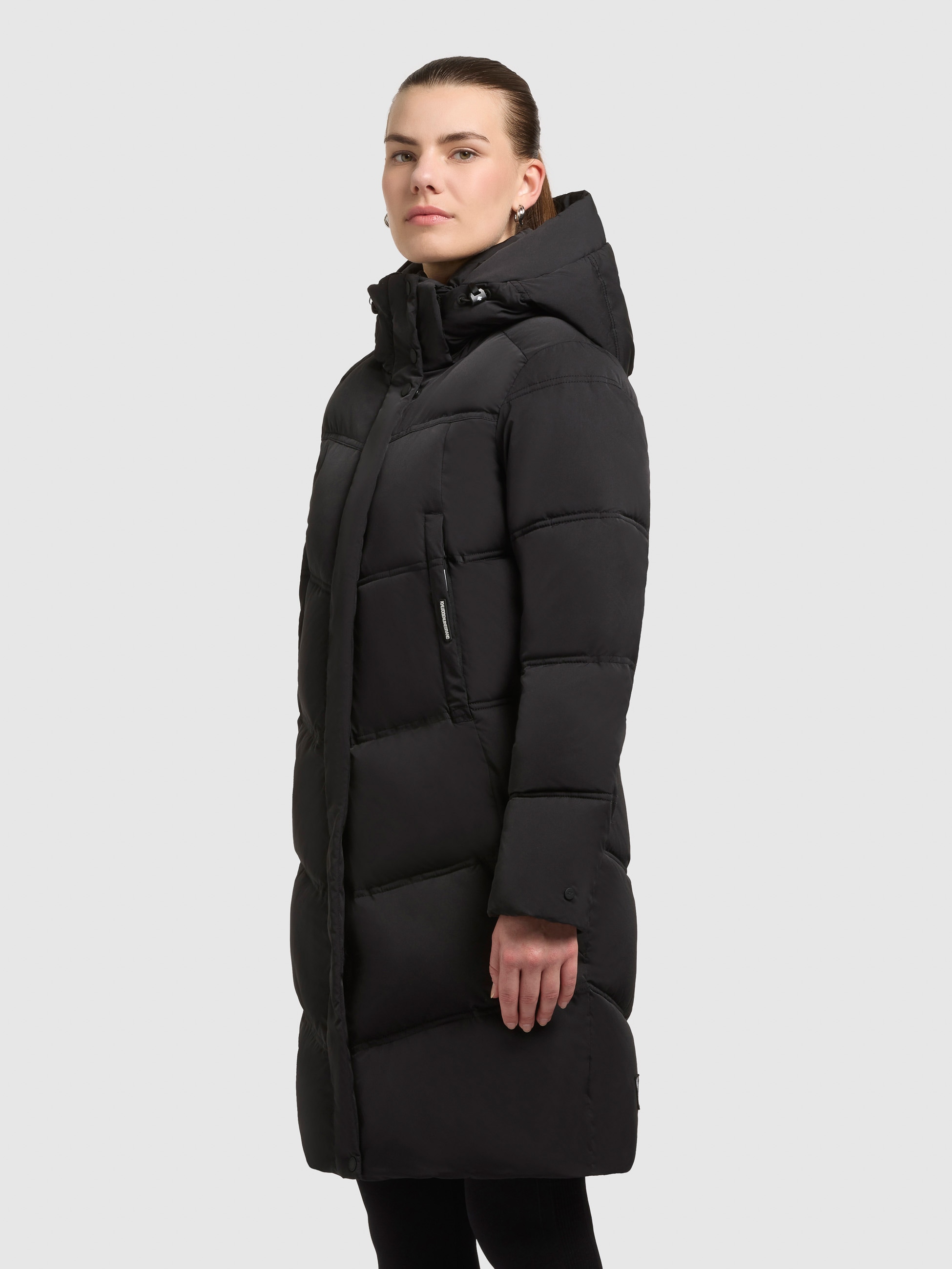 khujo Manteau matelassé »GRAYA2« Windschutzblende mit Magnetverschluss