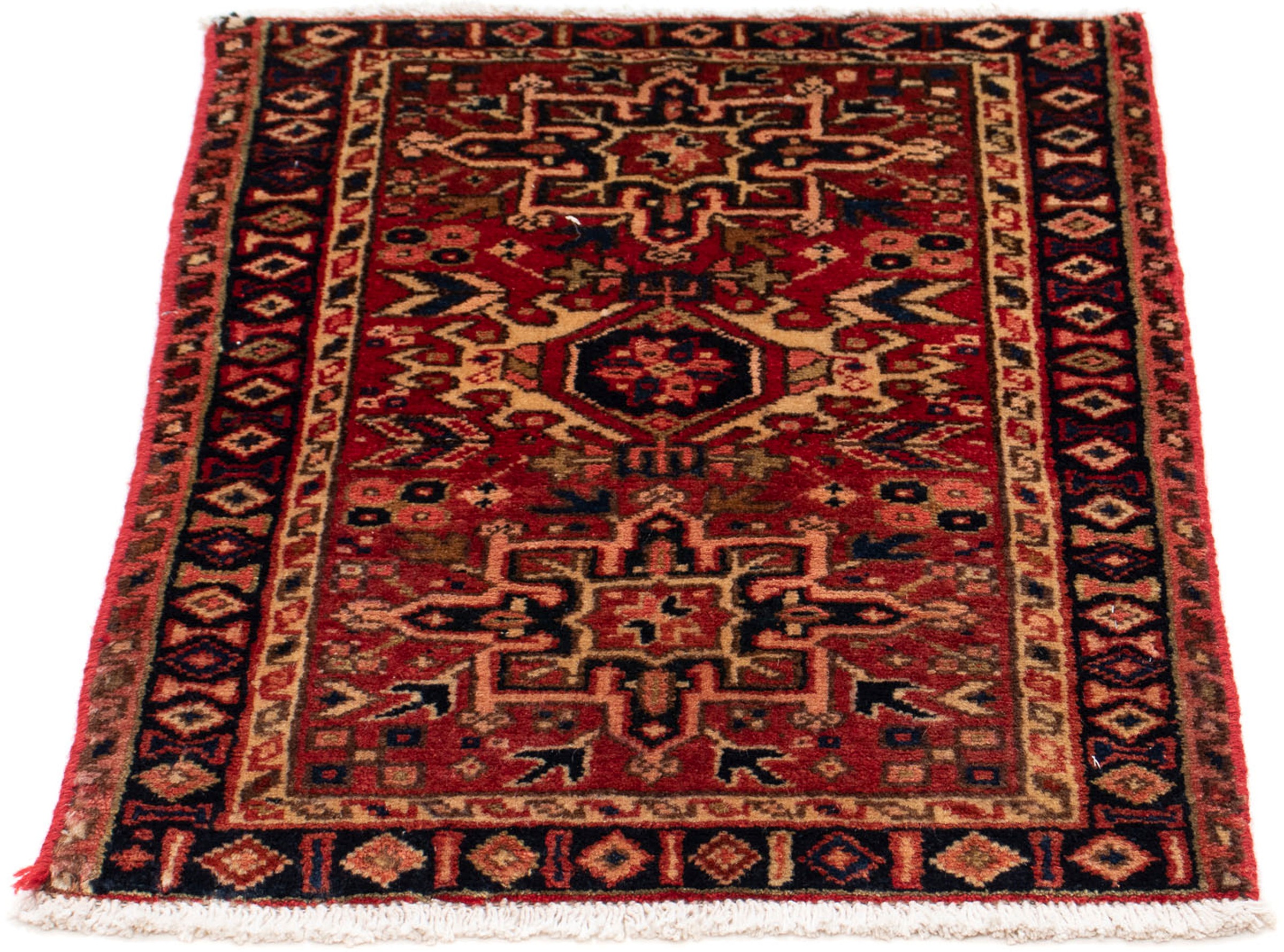 Image of morgenland Orientteppich »Perser - Nomadic - 78 x 60 cm - dunkelrot«, rechteckig, 10 mm Höhe, Wohnzimmer, Handgeknüpft, Einzelstück mit Zertifikat bei Ackermann Versand Schweiz