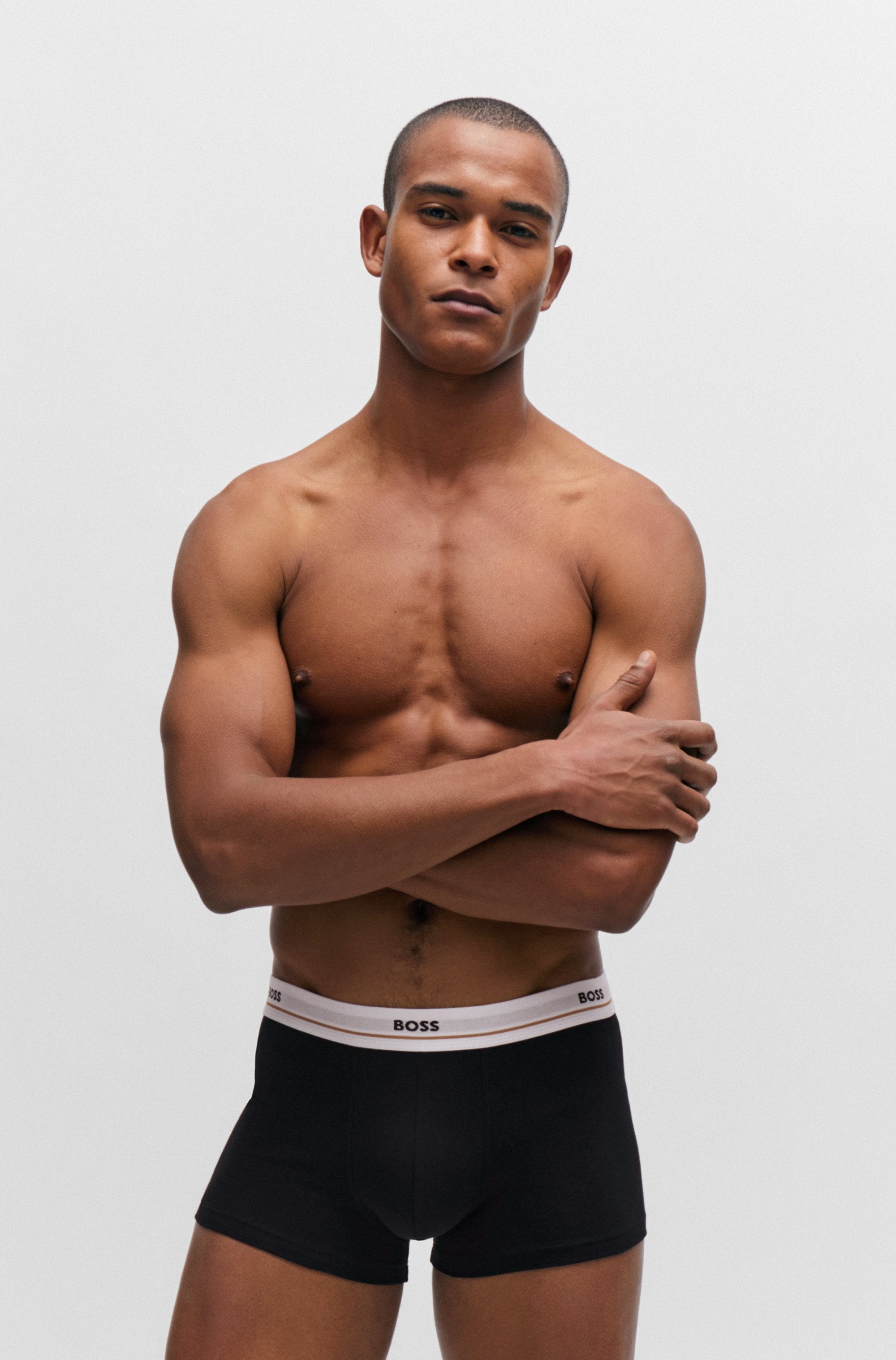 BOSS Trunk »Trunk 5P Essential« Packung, 5er Pack, 5 Stk. tlg., mit modischem, teilweise kontrastfarbenen BOSS Logo-Elastikbund