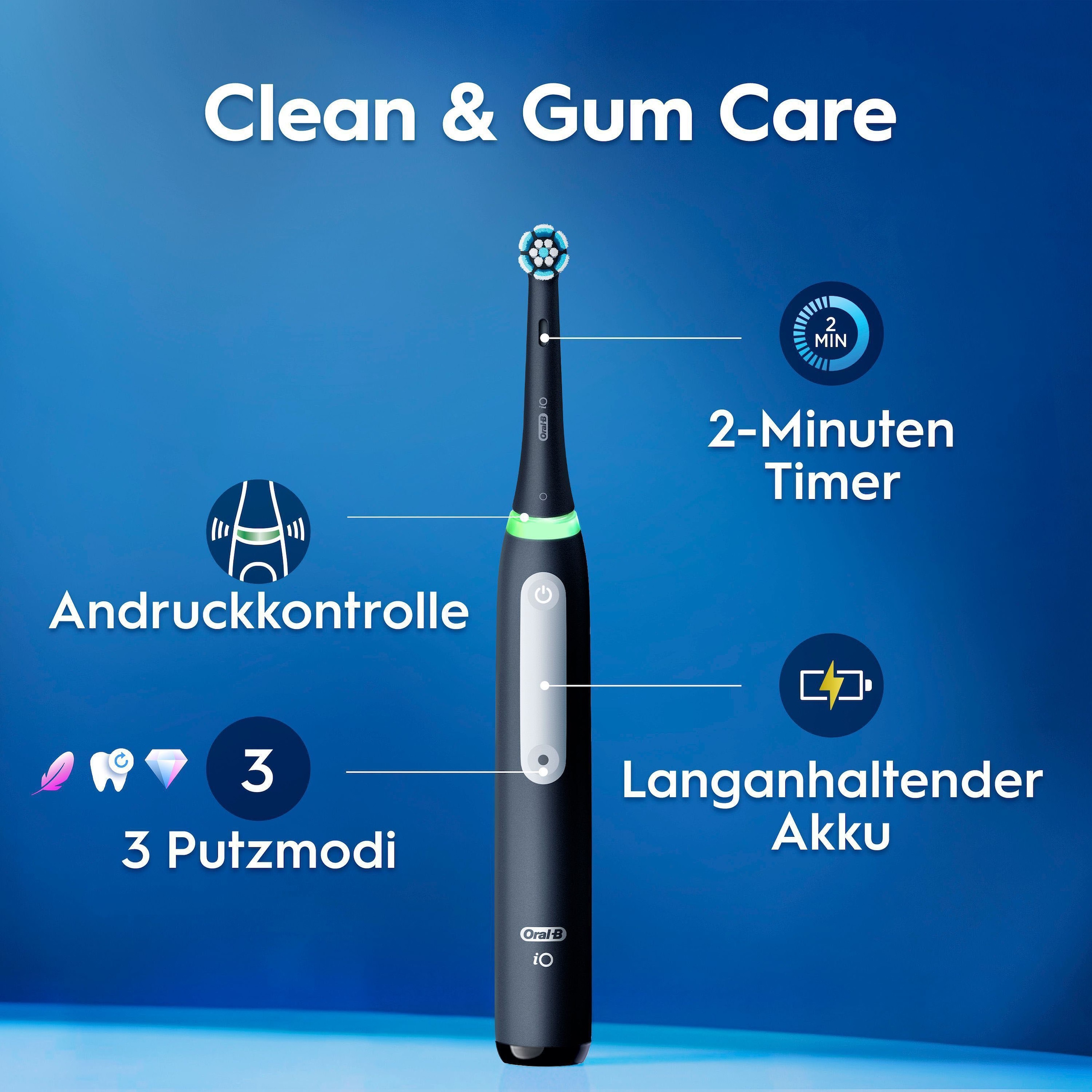Oral-B Brosse à dents électrique »iO Series 3« 1 cuis Aufsteckbürsten Technologie magnétique