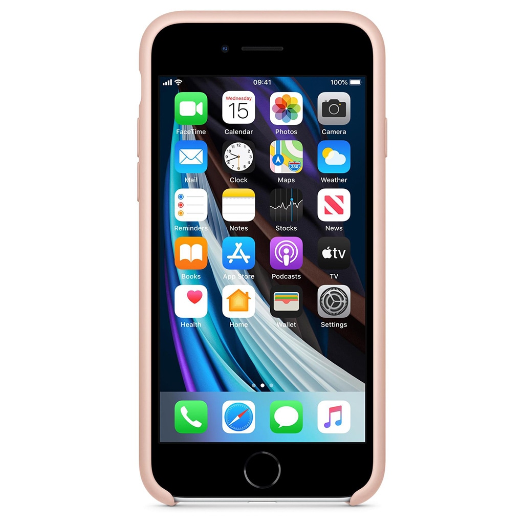 Apple Smartphone-Hülle »Apple iPhone SE 2020 Silicone Case Pink«, iPhone SE (2. Gen), MXYK2ZM/A