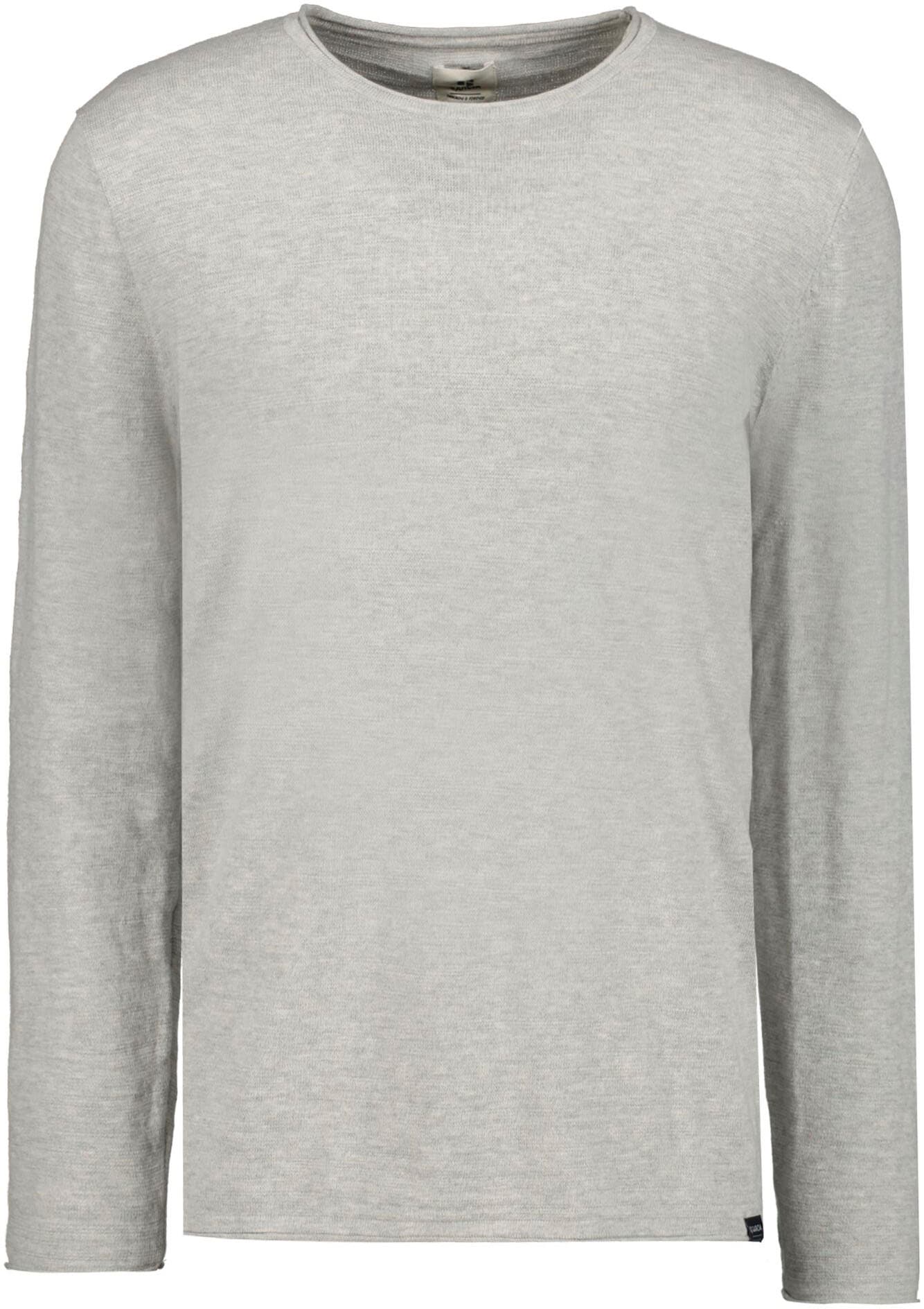 Garcia Rundhalspullover in melierter Optik