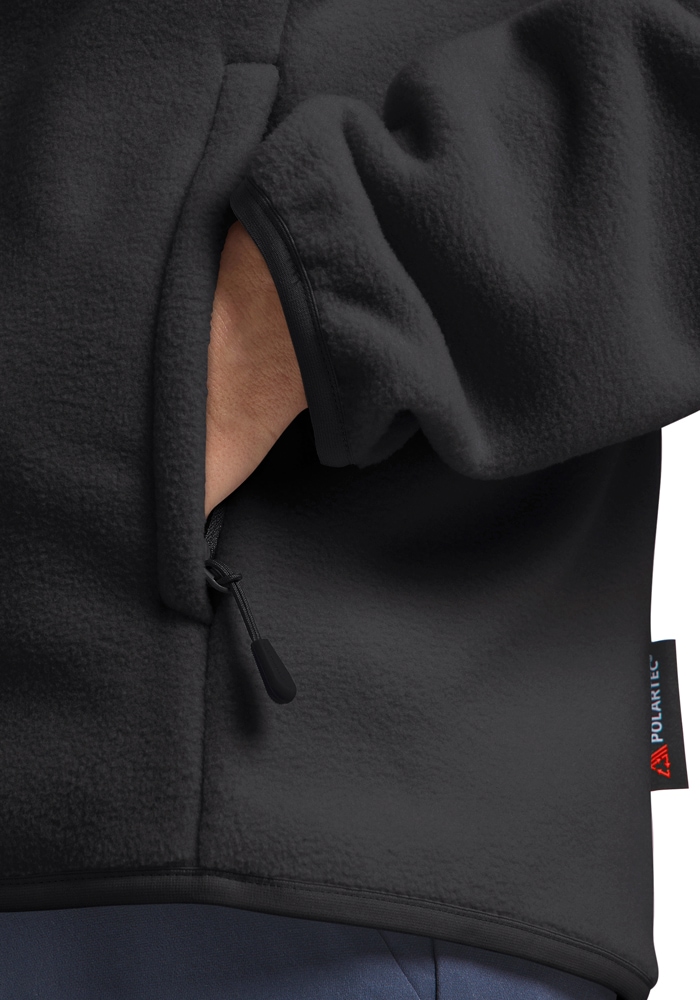 Jack Wolfskin Fleecejacke »LAKE RIDGE JKT M«, Winddicht, atmungsaktiv, Übergangsjacke