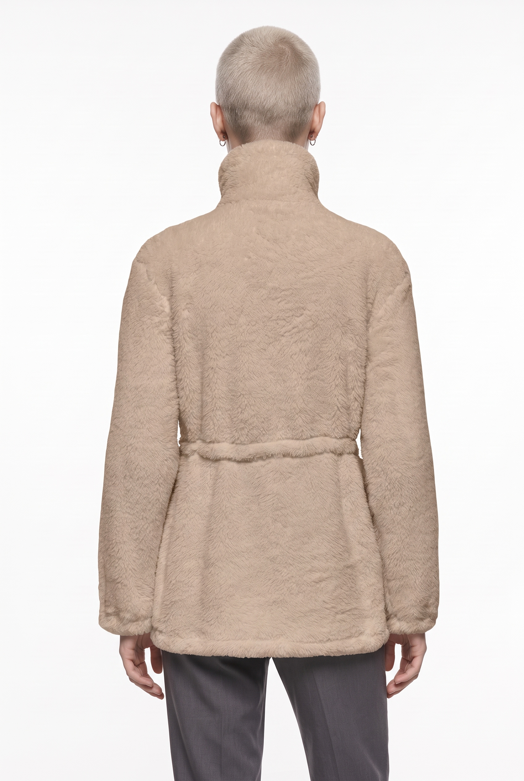 ONLY Veste en peluche »ONLCONTACT COAT CC OTW« Fibre synthétique, peluche