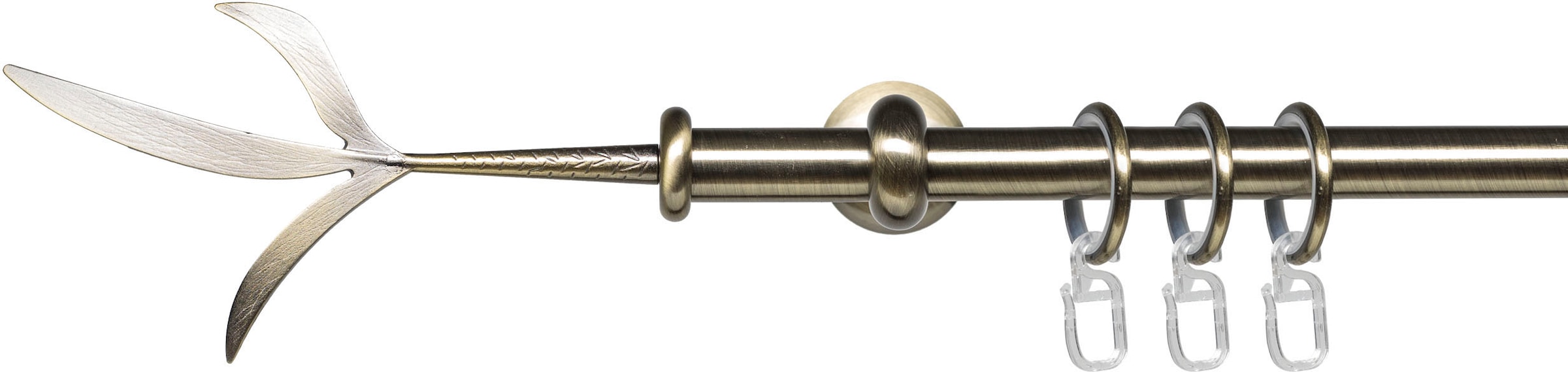 Liedeco Gardinenstangen-Endstück »Endstück, Endknopf Zweig "Esperanca" für 16 mm Stangen«, (2 St.), Endstück, Endknopf