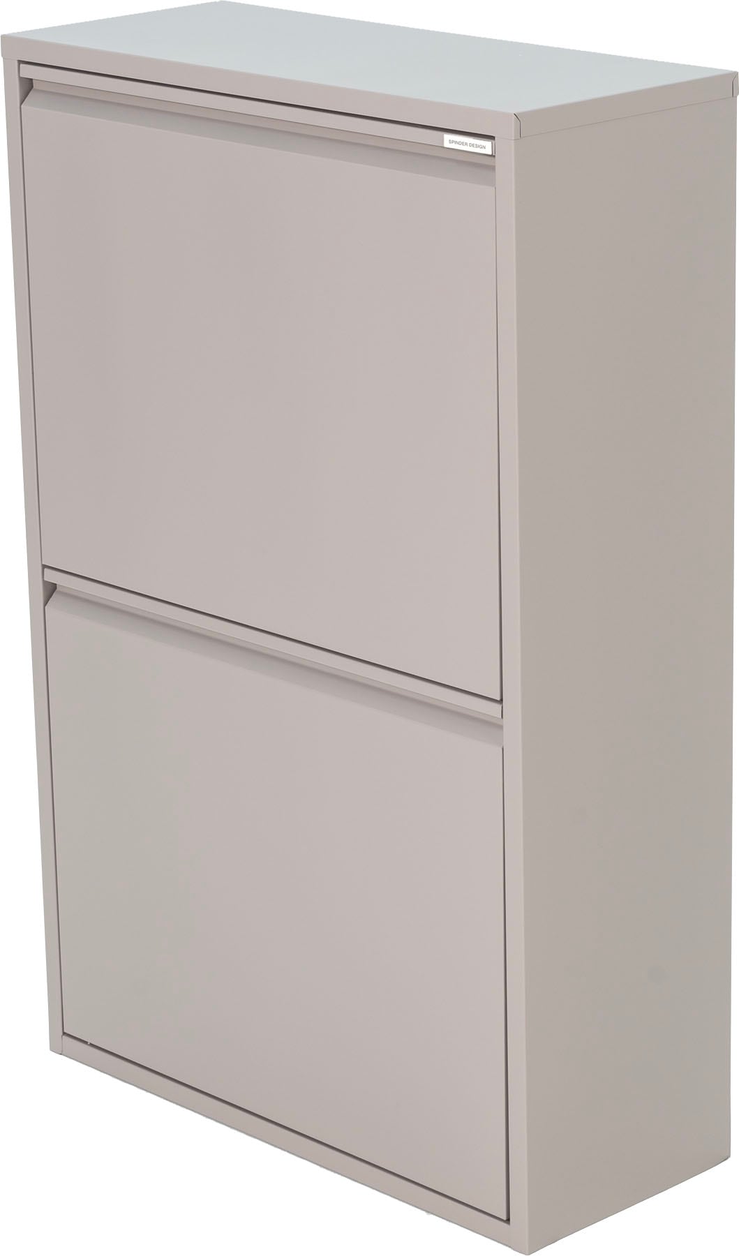 Spinder Design Système de tri des déchets »GIGI 4« système de tri des déchets en acier avec 4 seaux intérieurs de 18,5 litres