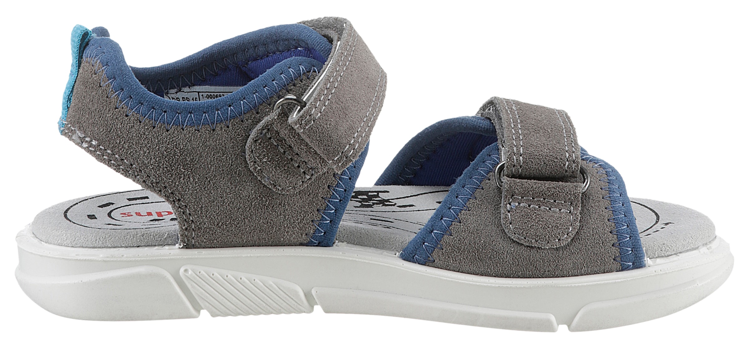 Superfit Sandale »PIXIE WMS: mittel«, Sommerschuh, Klettschuh, Outdoorschuh, mit süssem Fussballprint