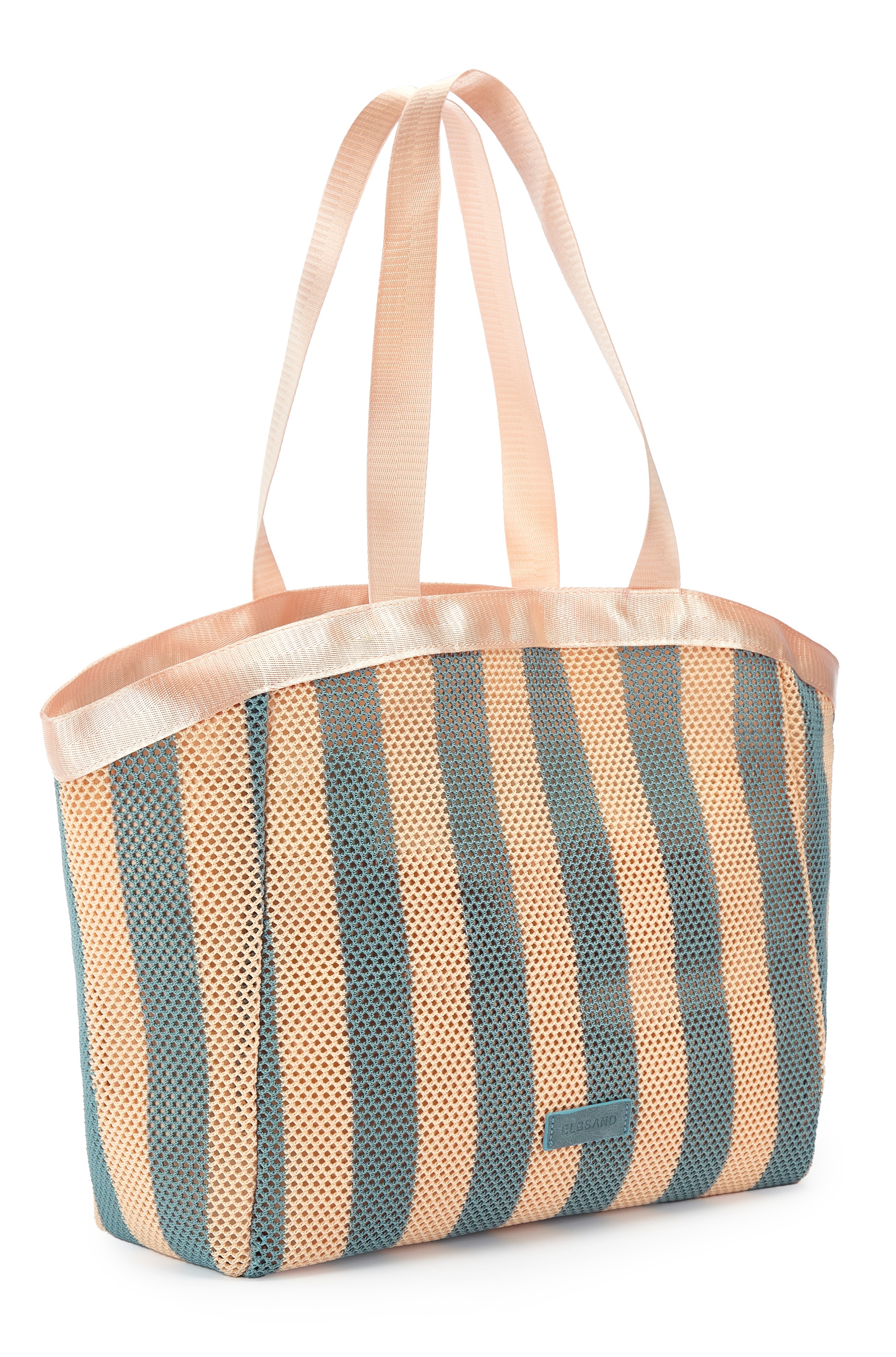 Image of Elbsand Shopper "Handtasche, Einkaufstasche, Schultertasche, Sommertasche, XXL Tasche" NEU Strandtasche, Badetasche aus modischem Mesh-Material VEGAN
