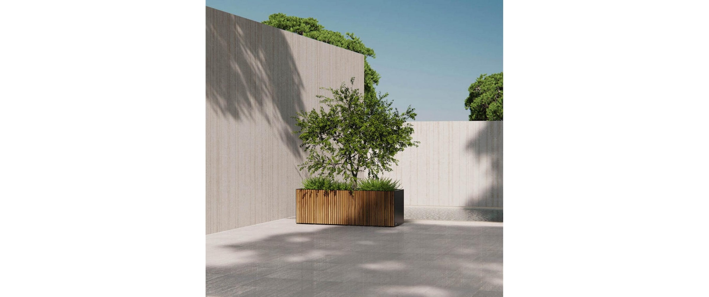 Herstera Garden Pflanzkübel »Holz 100 x 50 x 50 cm«