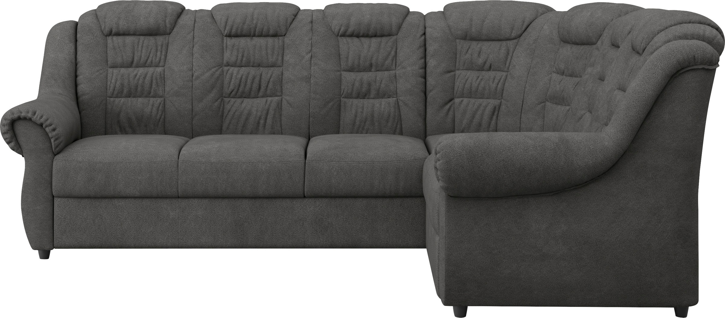 Home affaire Ecksofa »Boston L-Form«, mit hoher Rückenlehne, wahlweise mit Bettfunktion & Stauraum