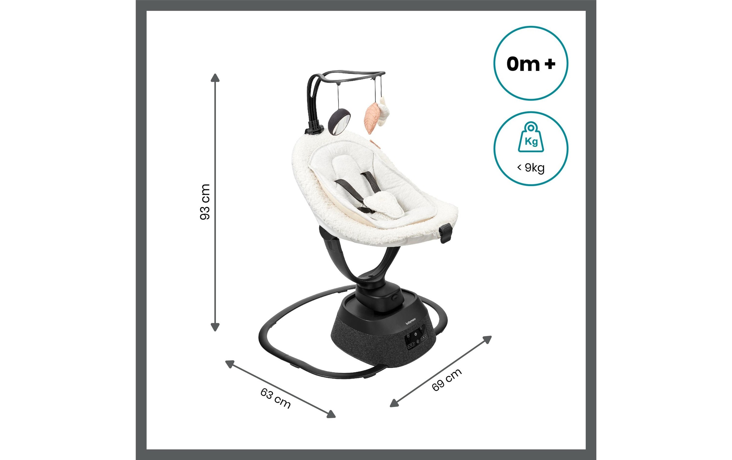 BABYMOOV Babyschaukel »Swoon Evolution«, bis 9 kg