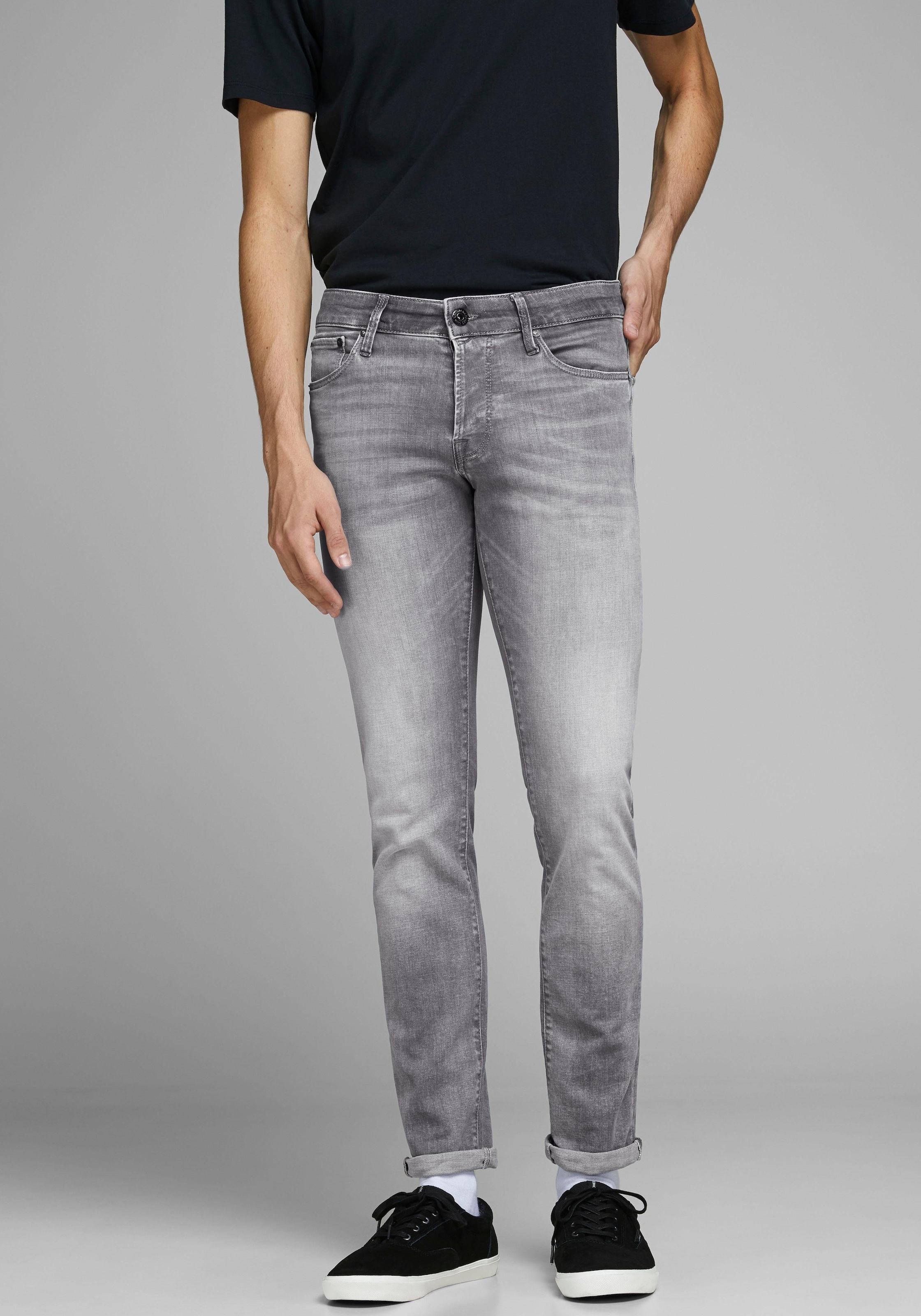 Image of Jack & Jones Slim-fit-Jeans "JJIGLENN JJICON JJ 619 50SPS NOOS" Baumwollmischung, slim fit