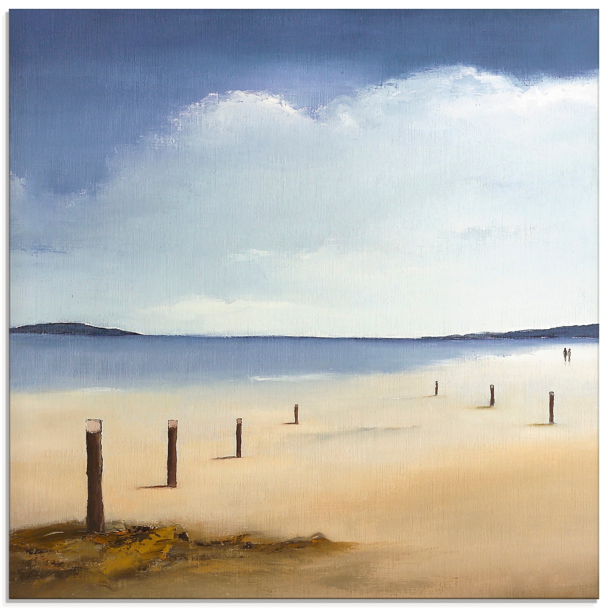 Image of Artland Glasbild »Am Strand entlang«, Strand, (1 St.) bei Ackermann Versand Schweiz