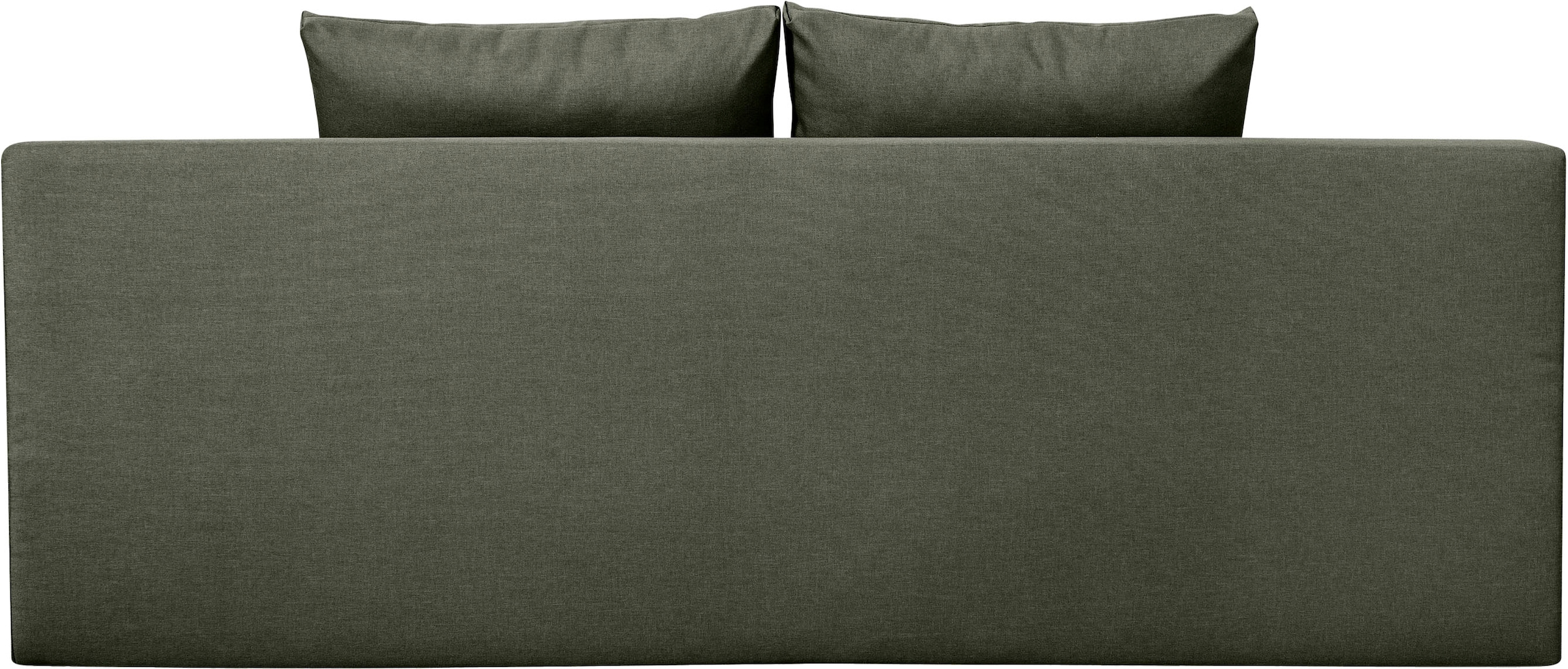 COLLECTION AB Canapé-lit »Tania mit Bettfunktion und Bettkasten« komfortabler Sitzkomfort: Federkern-Polsterung, inklusive Rückenkissen