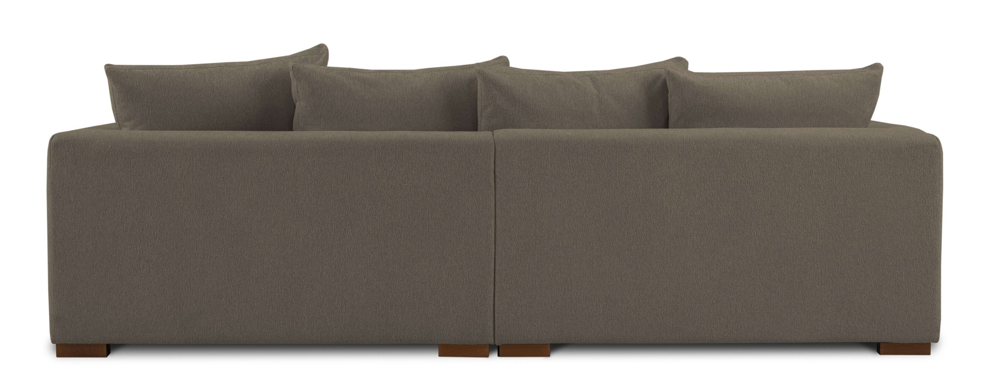 Home affaire Ecksofa »Coray«, Breite 266 cm, extra weich und kuschelig, mit Federn und Daunen