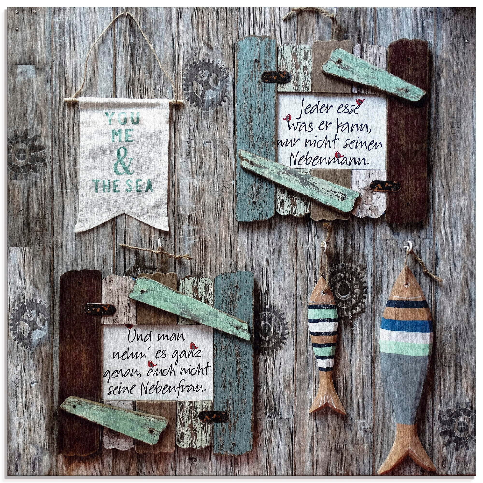 Image of Artland Glasbild »Du ich und der See«, Fisch & Meeresfrüchte, (1 St.) bei Ackermann Versand Schweiz