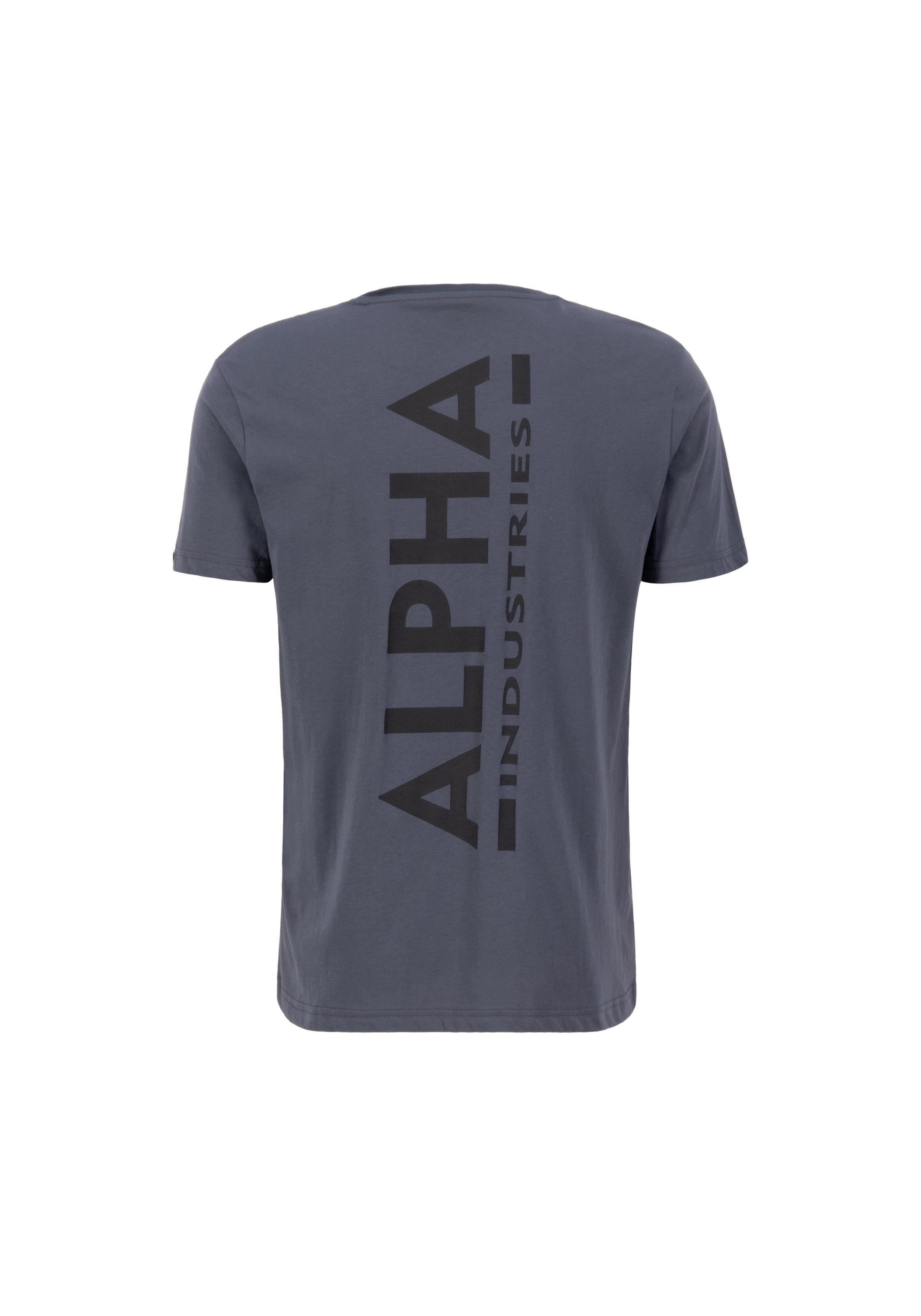 Alpha Industries Shirt à col rond »Backprint T« coton, coupe régulière