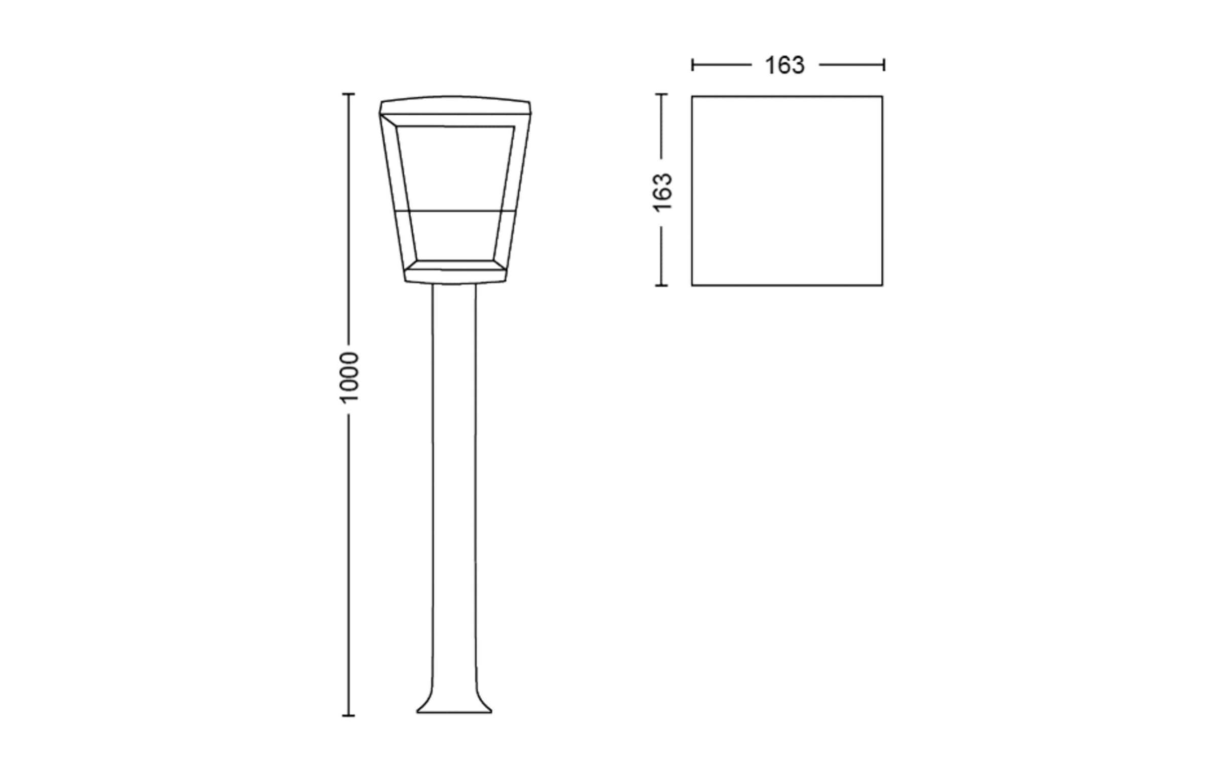 Philips Hue Aussen-Stehlampe »E«