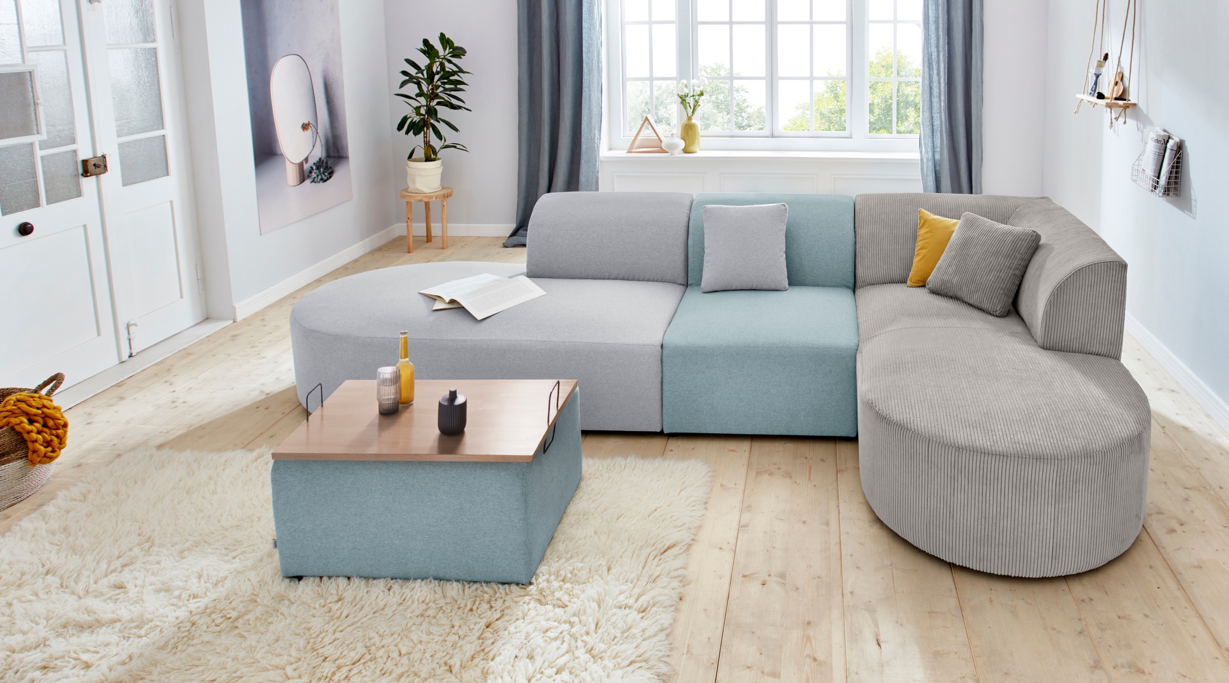 GOODproduct Sofa-Eckelement »Alesund« als Einzelelement oder Modulteil