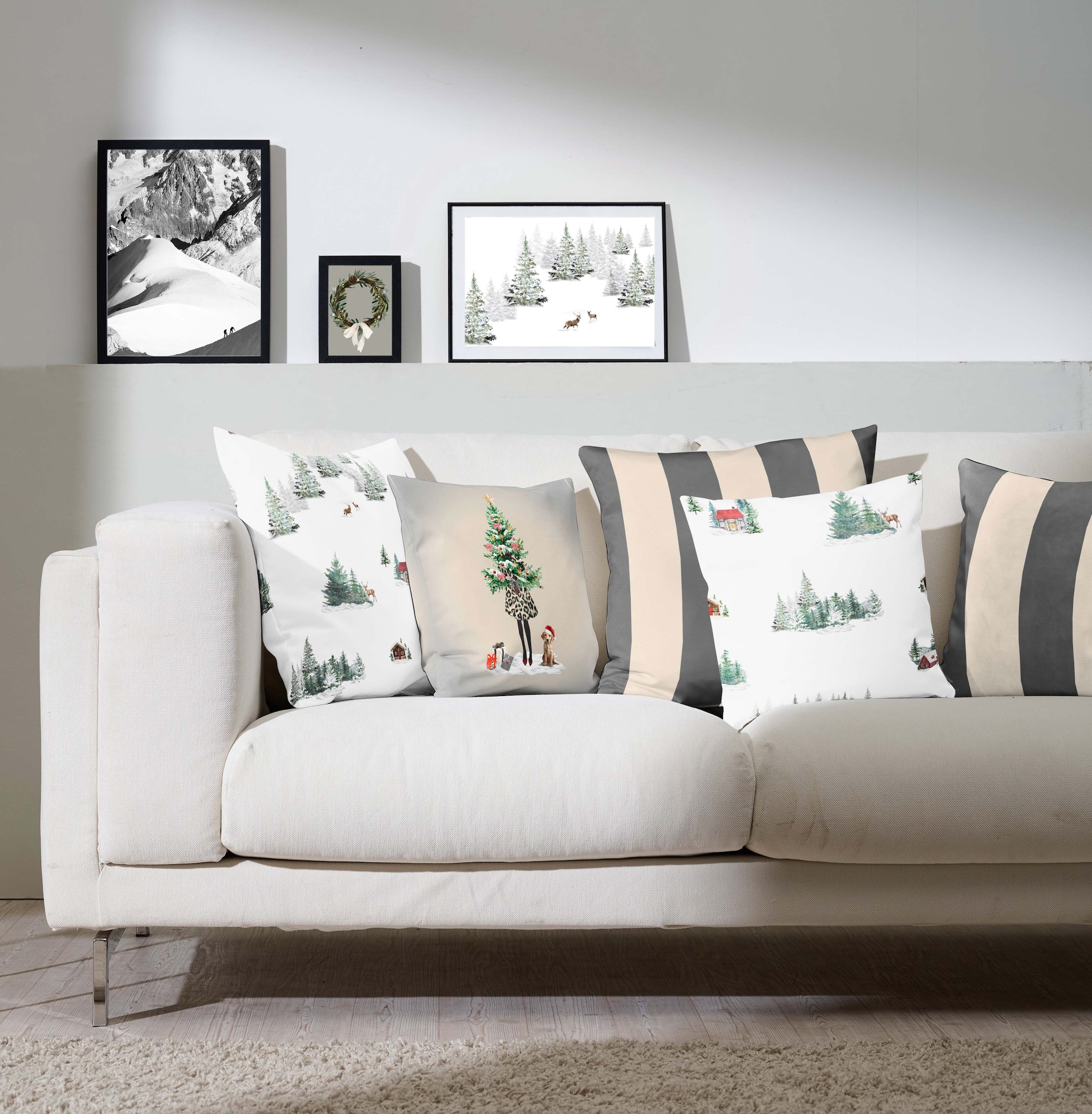 APELT Coussin décoratif »8105« avec rembourrage doux 100% PES