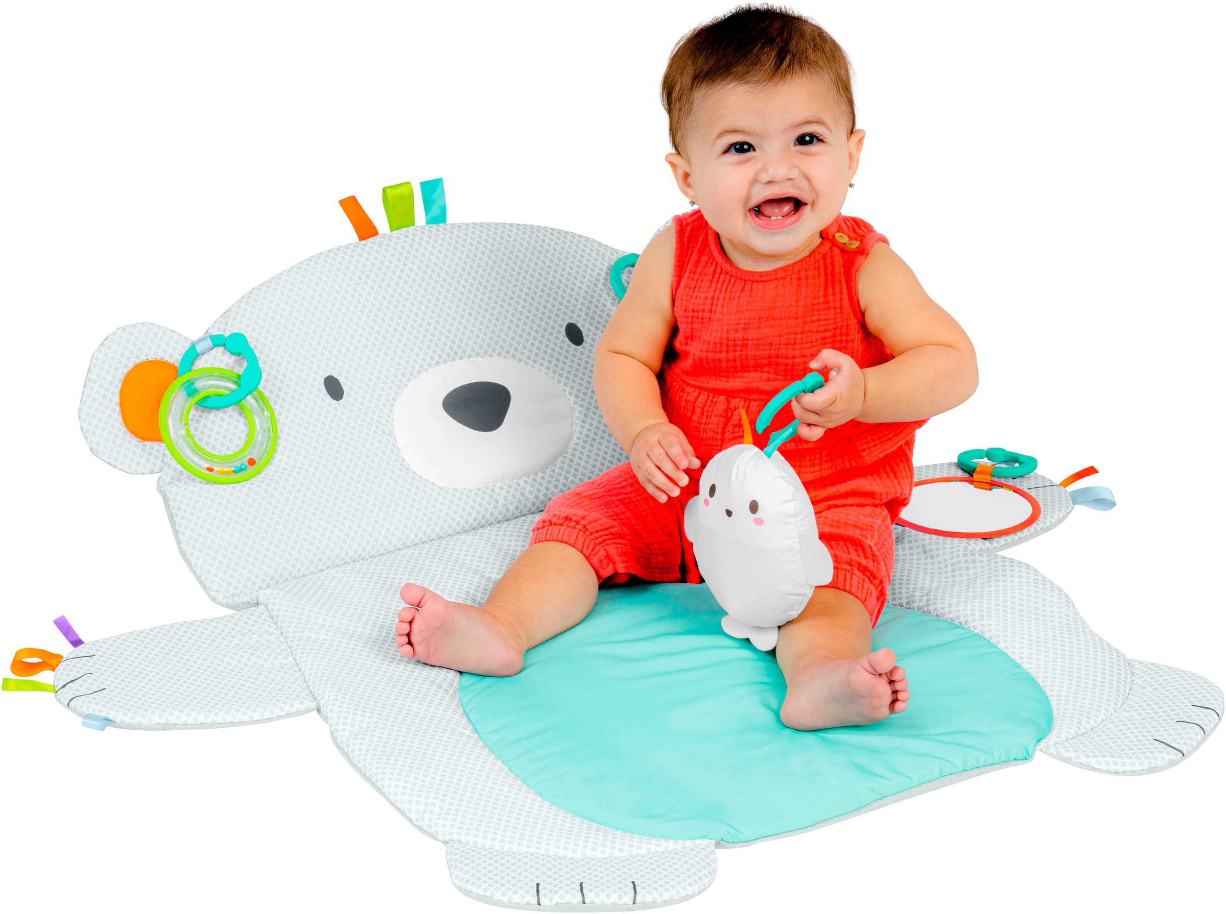 Bright Starts Jouet de préhension »Tummy Time Prop & Play™«