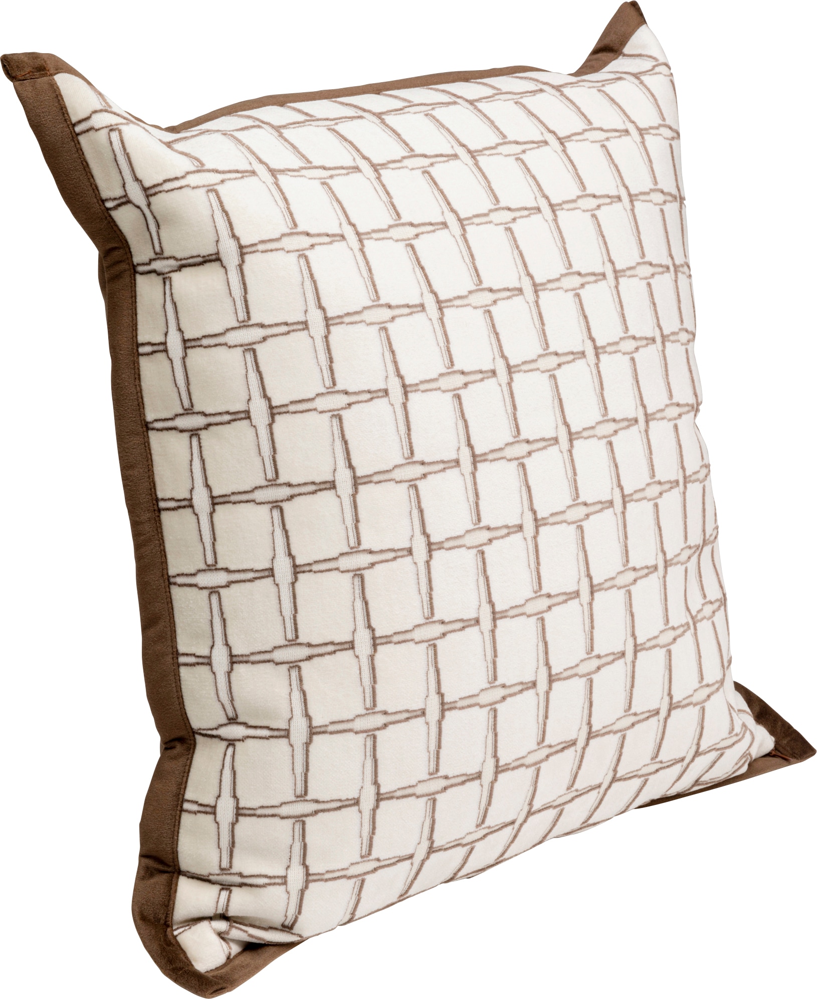 Kare Design Coussin décoratif »Chain, Kissenhülle mit Füllung, 45x45 cm« stützt Kopf und Nacken angenehm und sorgt für erholsamen Schlaf