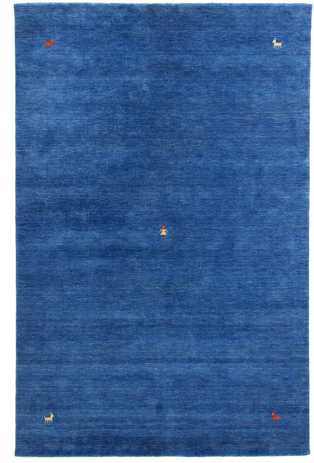 Image of morgenland Wollteppich »Minimal Blu 300 x 250 cm«, rechteckig, 1,8 mm Höhe, Sehr weicher Flor bei Ackermann Versand Schweiz