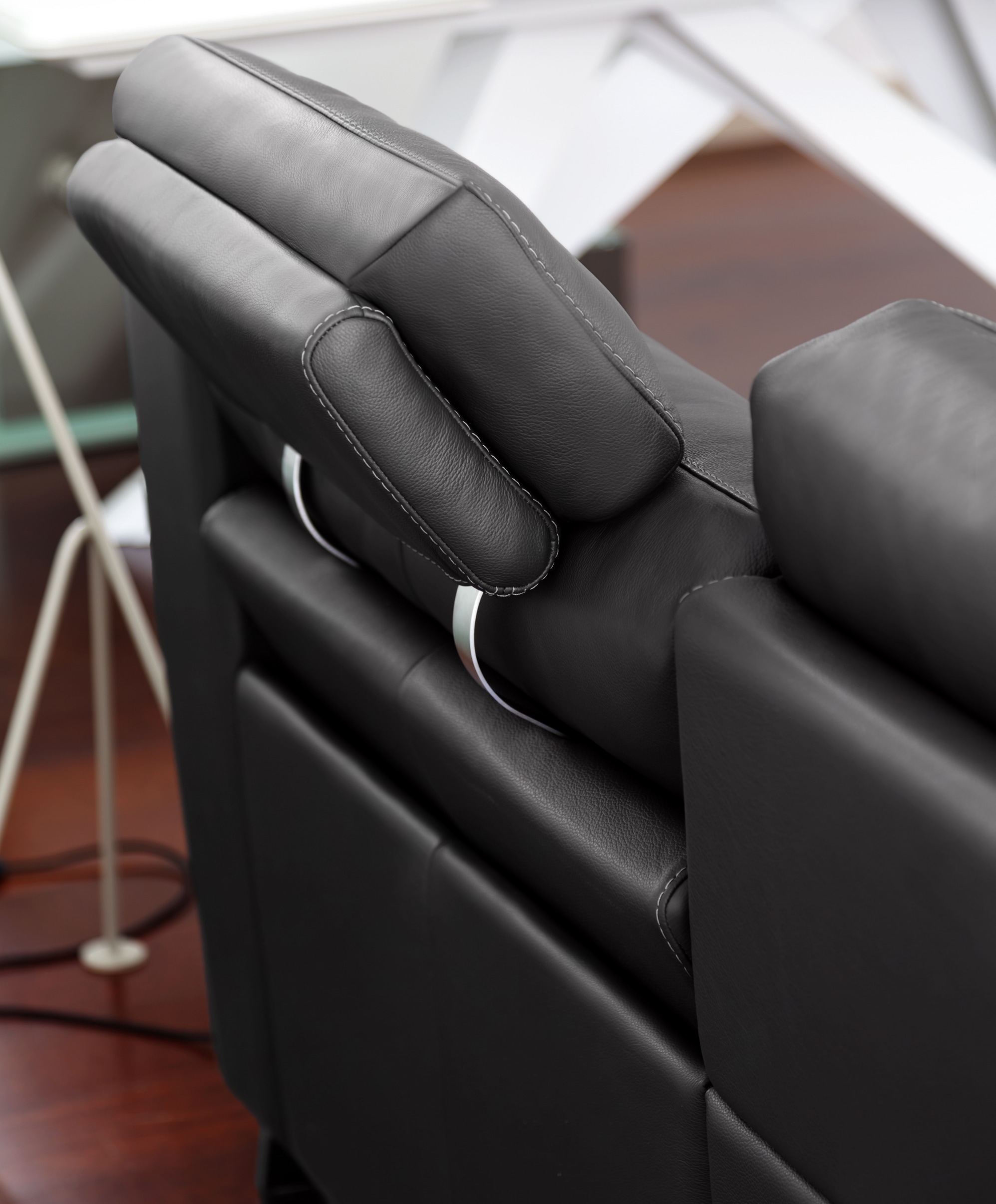 CALIA ITALIA Ensemble rembourré »Roby« Set, 2 cuis tlg. in Leder, mit elektrischer Relaxfunktion