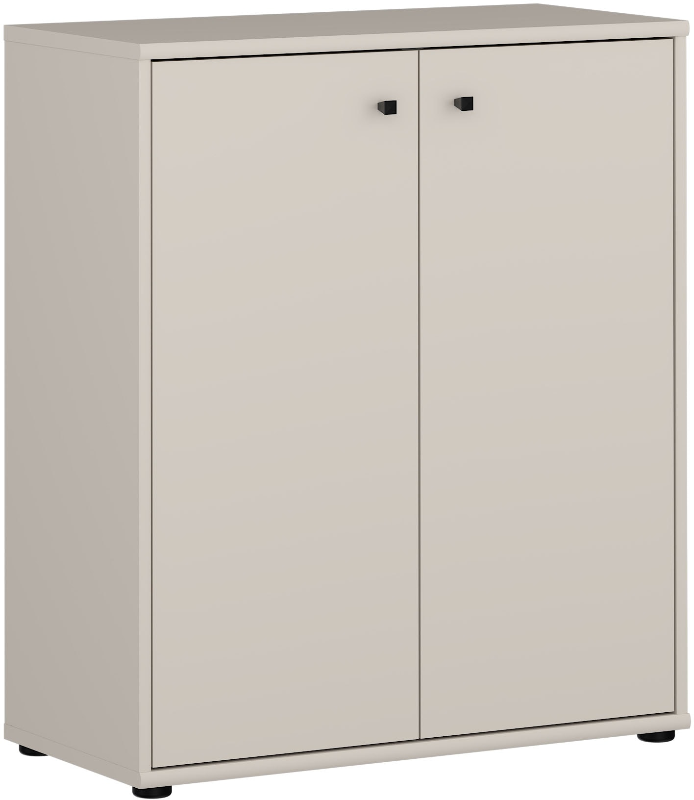 Image of FORTE Kommode "Tempra, Kommode, 2 grosse Türen, Höhe 85,5 cm" Breite 73,7 cm
