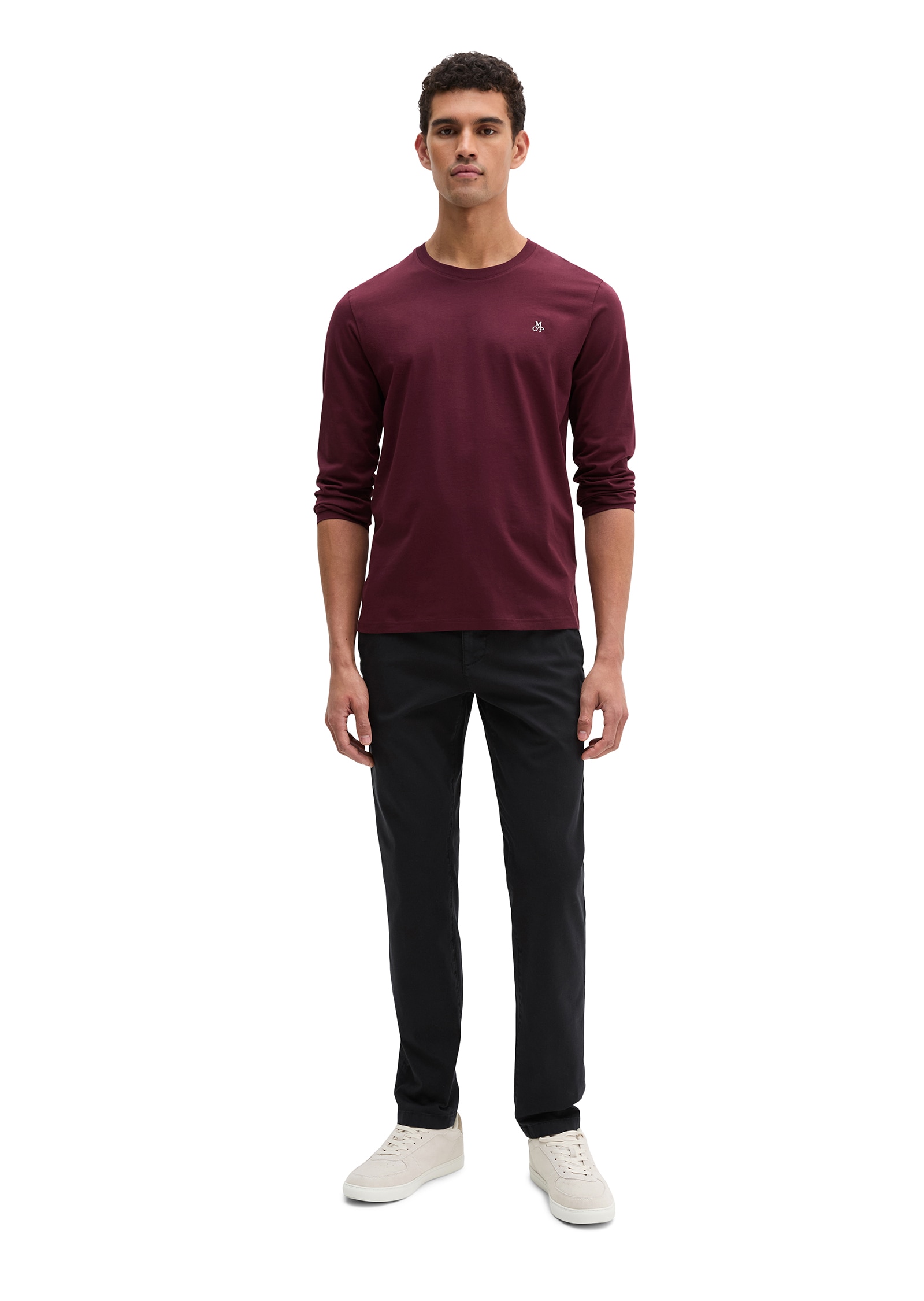 Marc O'Polo Longsleeve 2 shaped aus Bio-Baumwolle