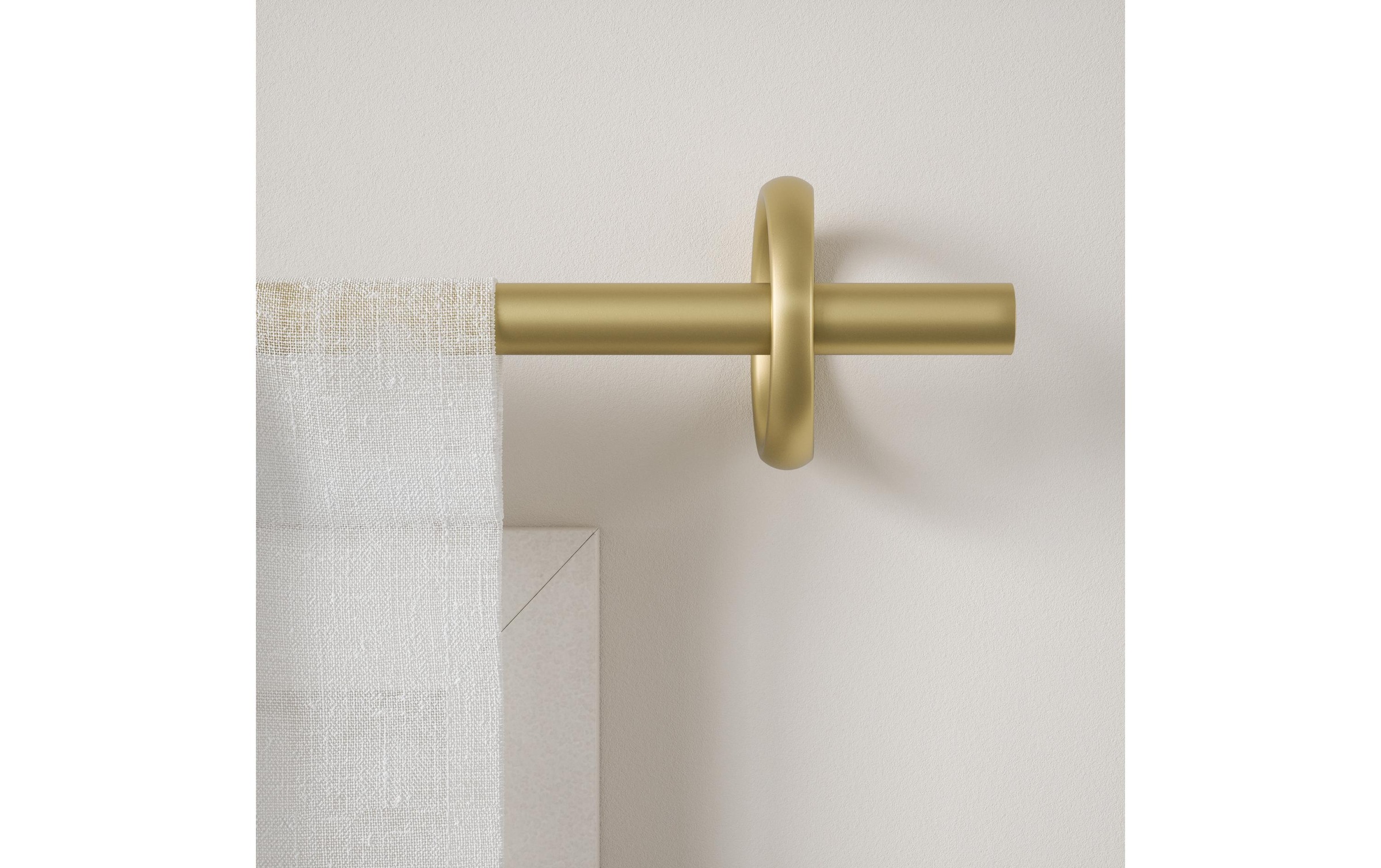 Umbra Vorhangstange »Ringlet, Gold« ausziehbar