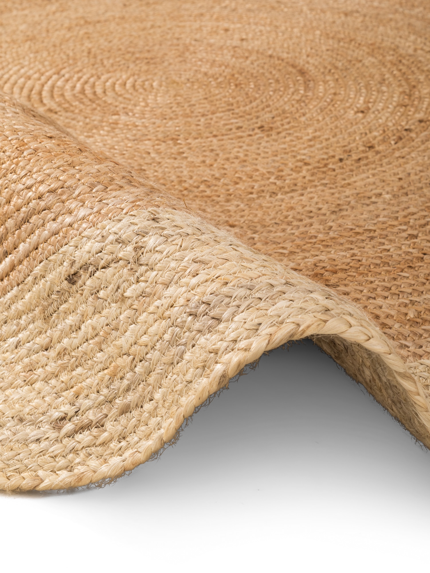 HANSE Home Tapis »Jutta Juteteppich« Rond 9 mm Höhe 100% Jutefaser, Natur, Wohnzimmer, Esszimmer, Flur, Boho, Skandi