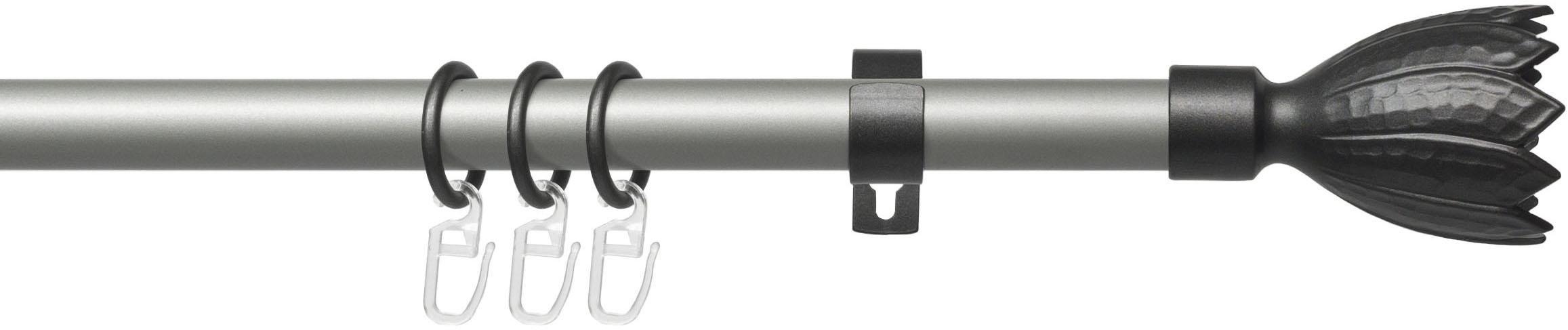 Image of Liedeco Gardinenstange "Lan Flower" Ø 20 mm 1 läufig-läufig Fixmass 1-läufig im Fixmass Ø 20 mm