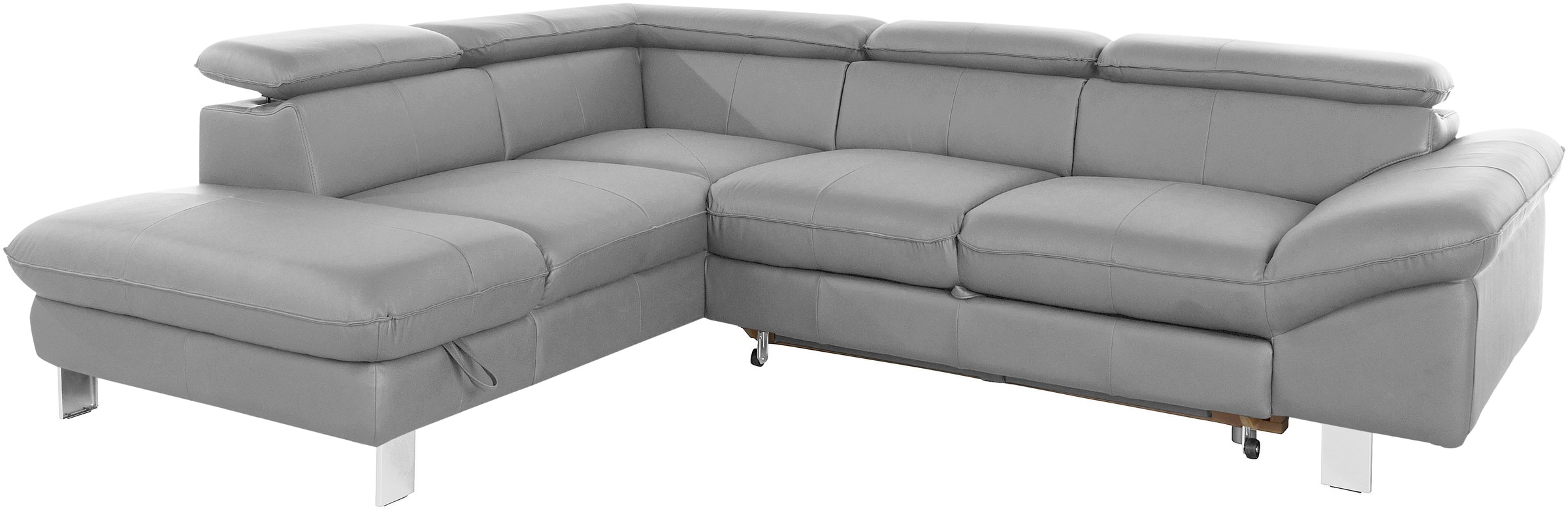 COTTA Ecksofa »Driver L-Form«, mit Kopfteilverstellung, wahlweise mit Bettfunktion & Bettkasten